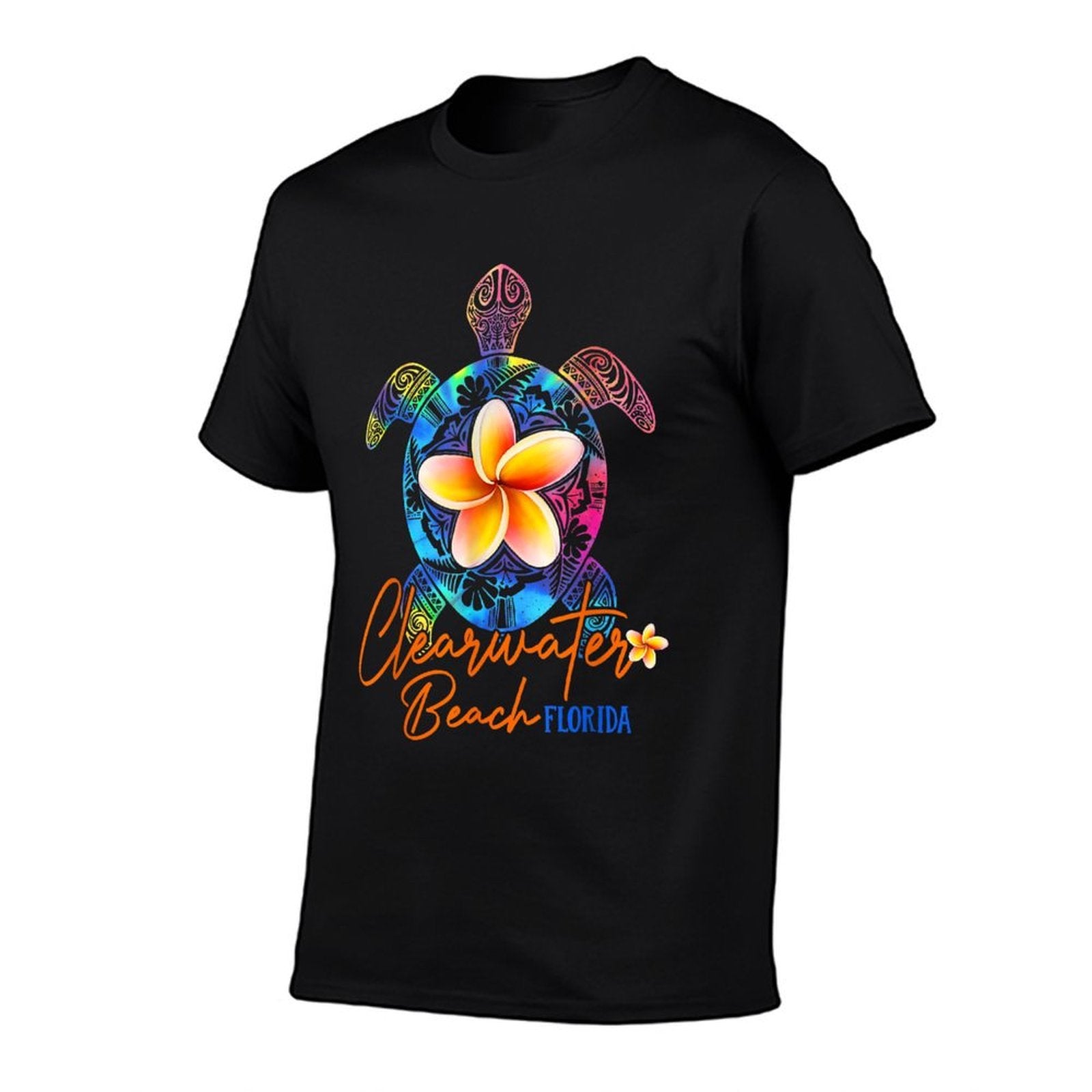 Clearwater Beach Florida Tie Dye Sea Turtle Vacation 2025 Comfortable T-Shirt