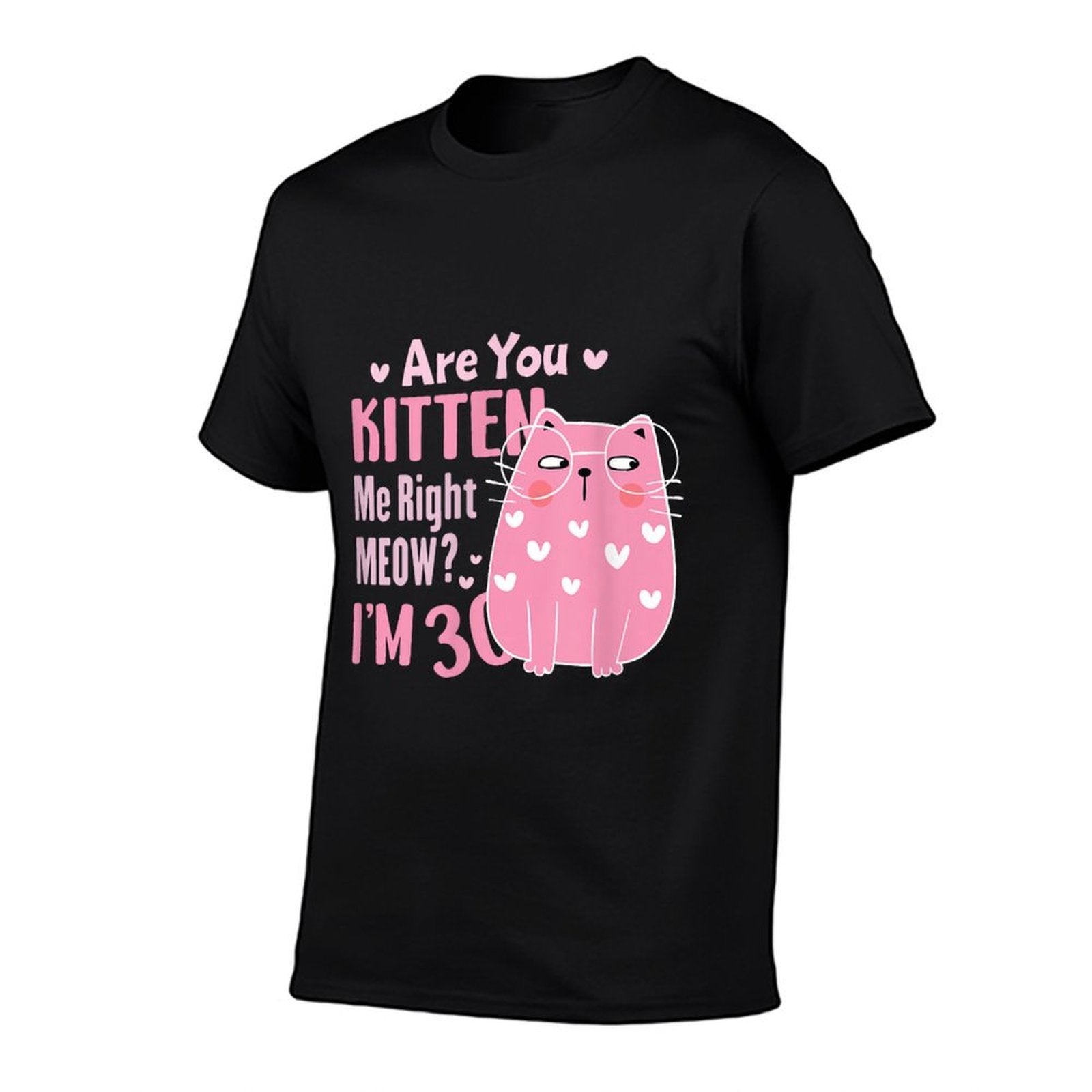 30th Cat Birthday Party Thirty Year Old Girl Kitty Birthday  Moisture-wicking T-Shirt