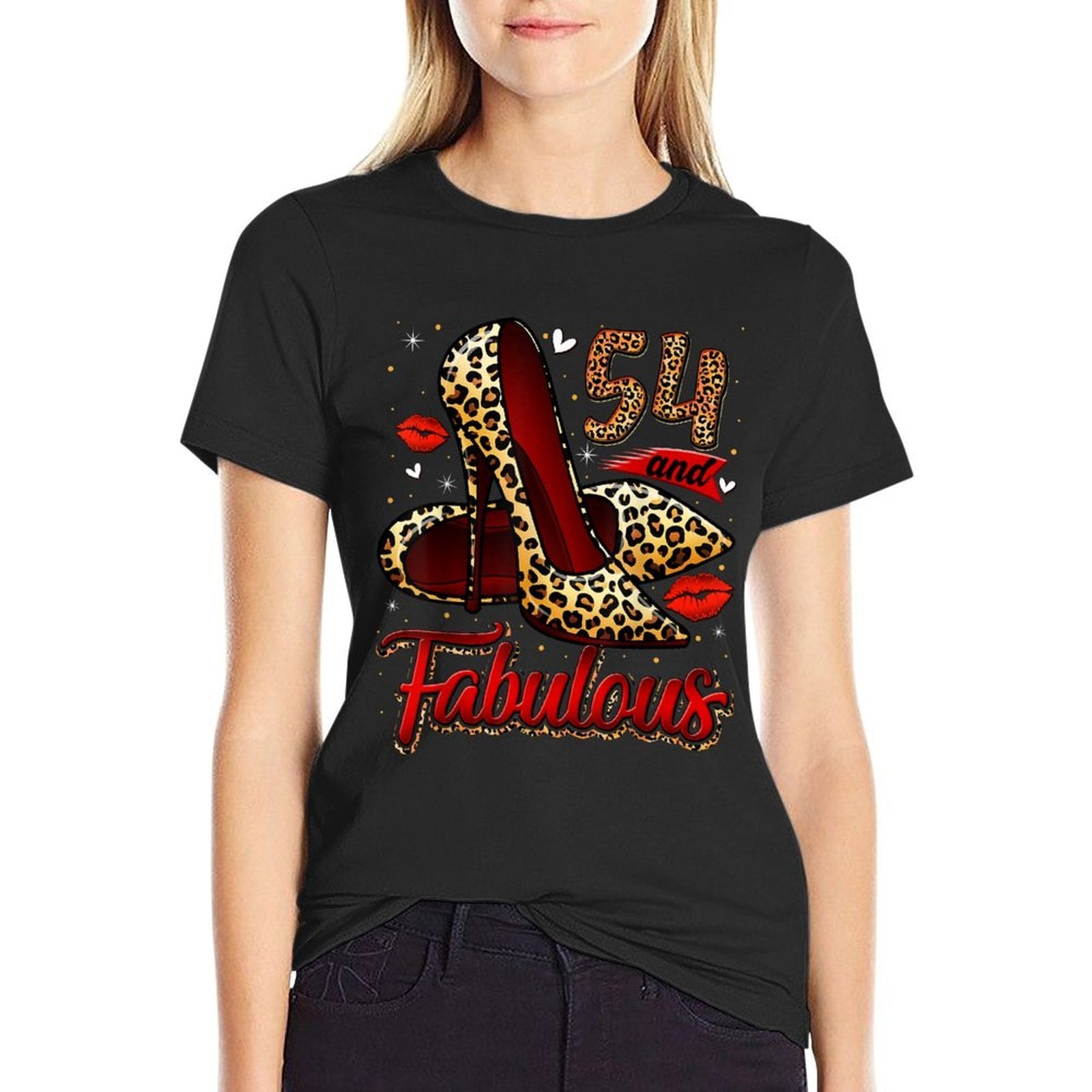 54 And Fabulous High Heels Stepping Into My 54th Birthday  Versatile T-Shirt