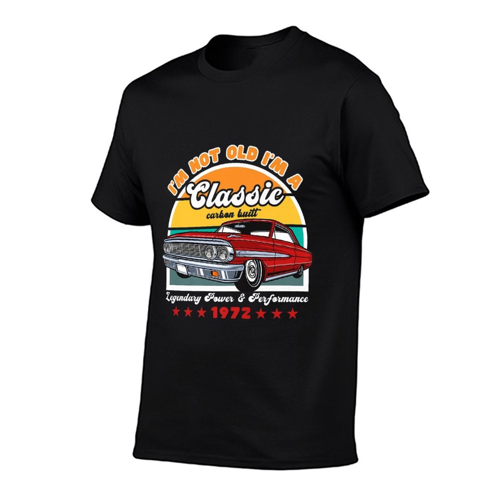 50th Birthday Classic Carbon Builts Vintage Car Premium  Graphic-printed T-Shirt