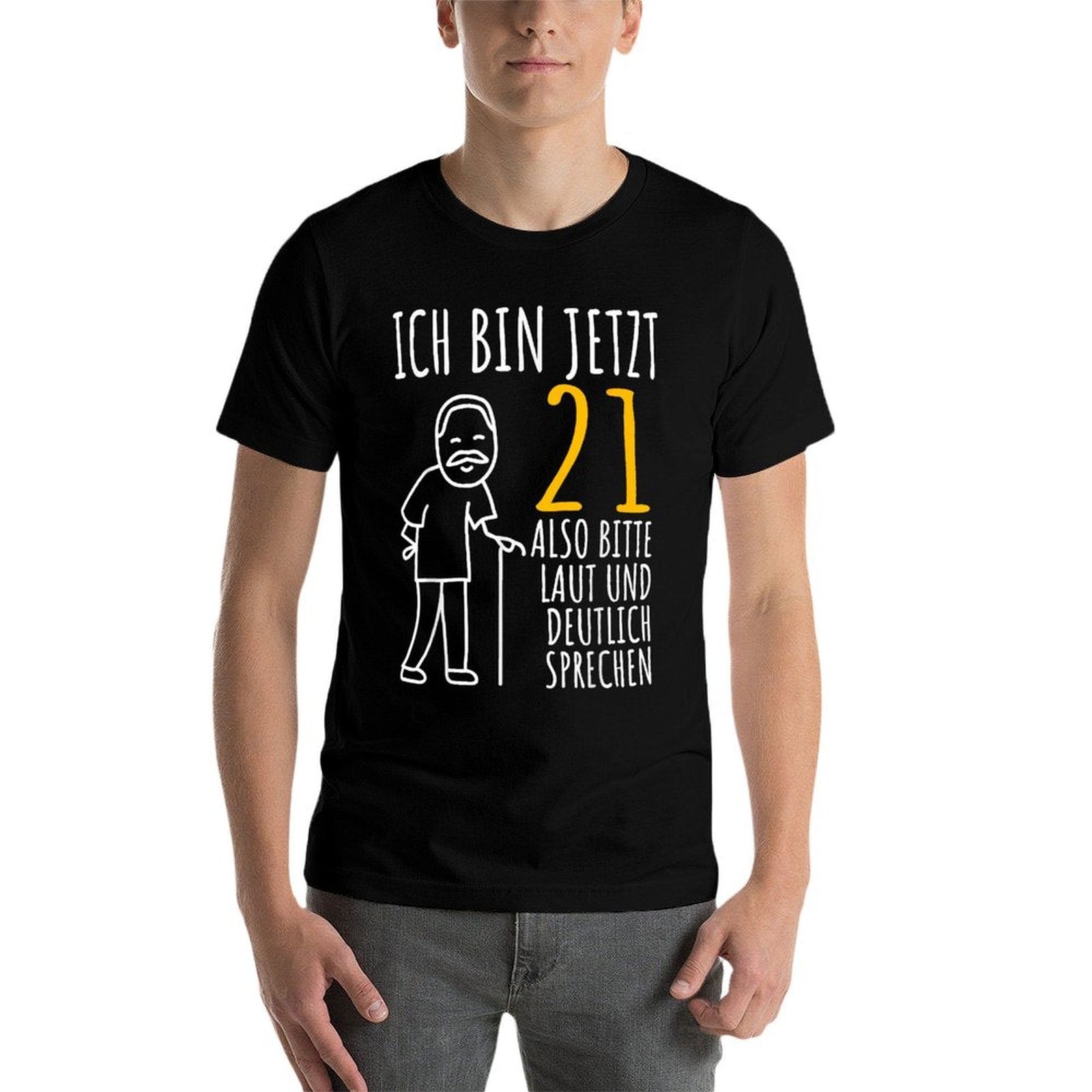 21st Birthday Man  Ich Bin Jetzt 21  21st Birthday  Easy-care T-Shirt