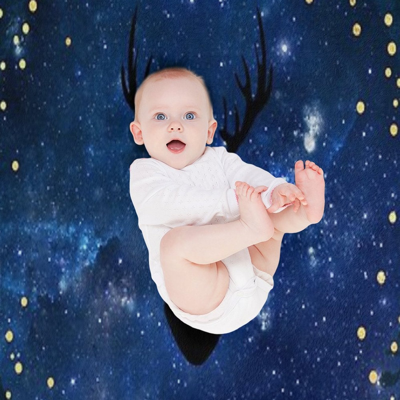The Stag of Stars Anti-pilling Throw Blanket