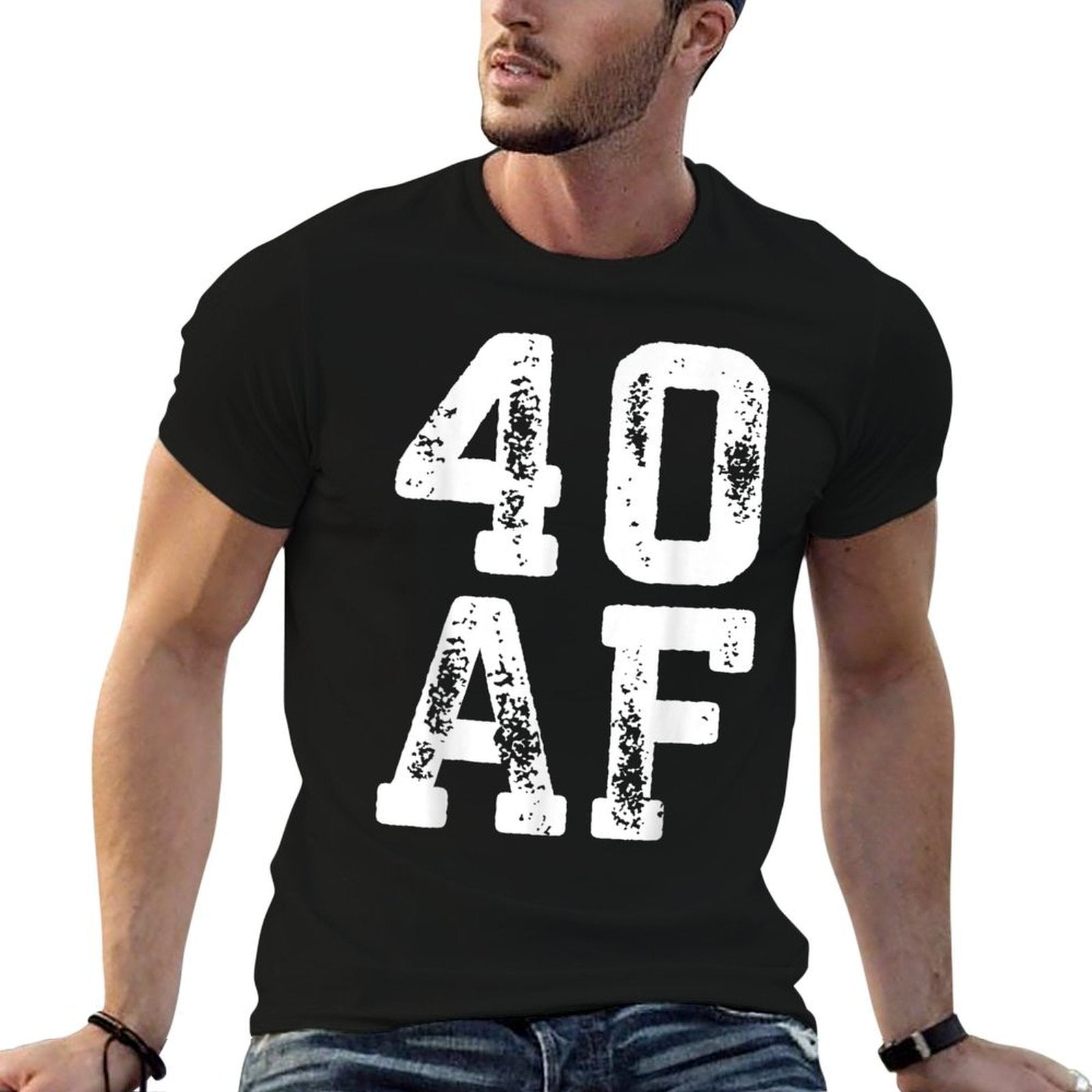 40 AF Men Women 40th Birthday  Graphic-printed T-Shirt