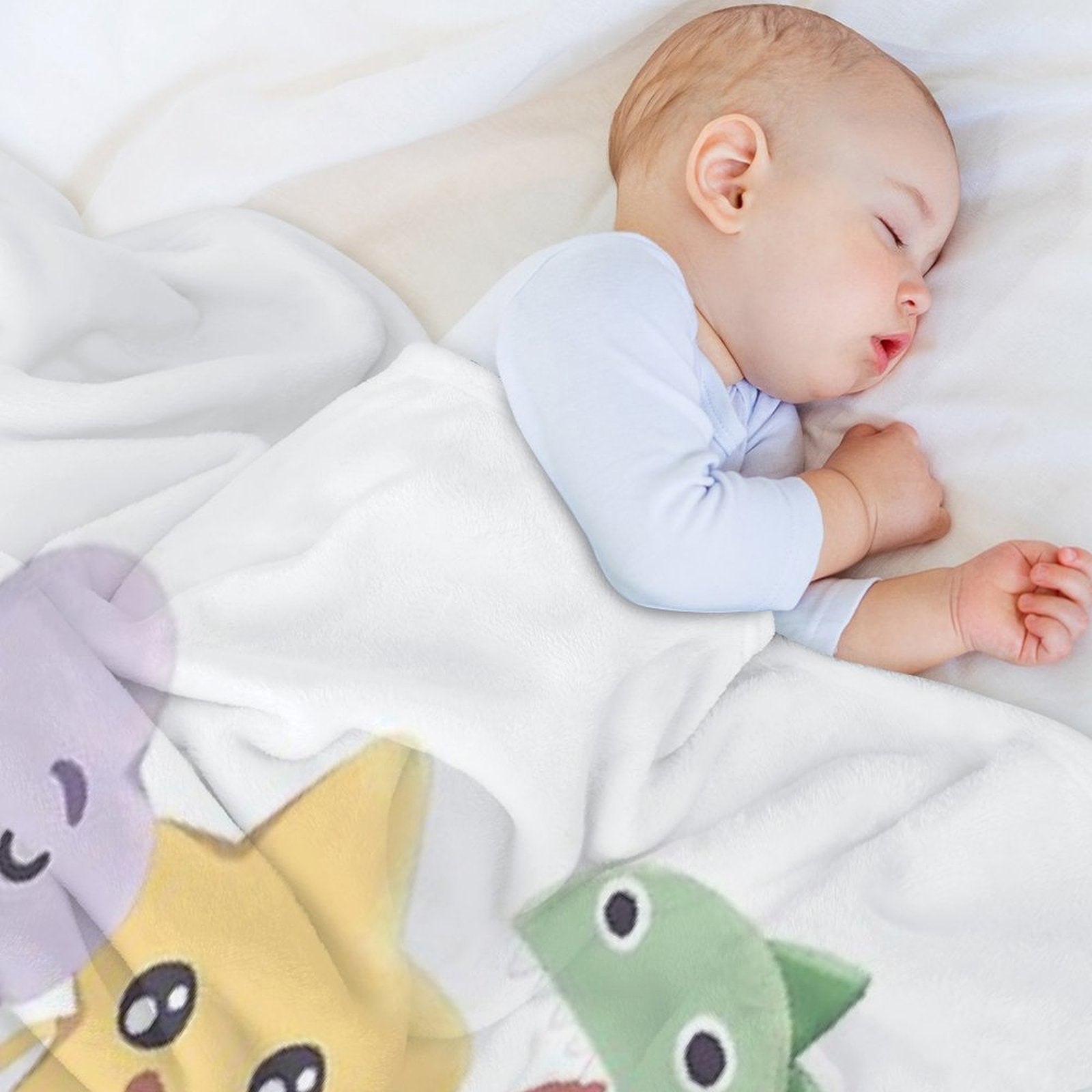 Kawaii Spectrum Friends Lightweight Throw Blanket