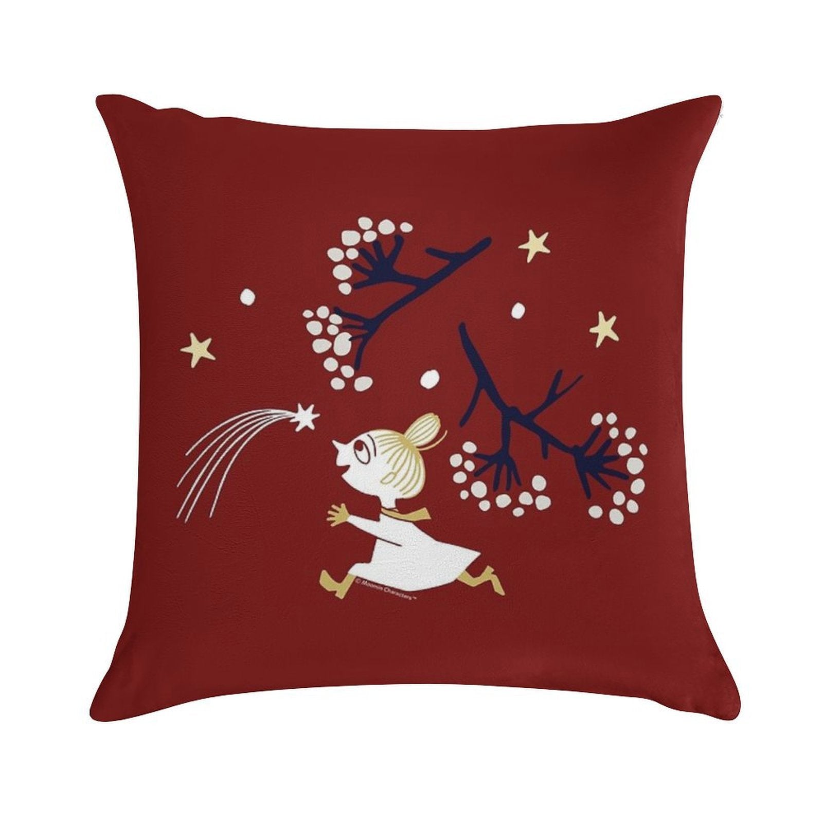 Moomin Autumn Little My Shooting Star Winter Soft Washable Throw Pillow