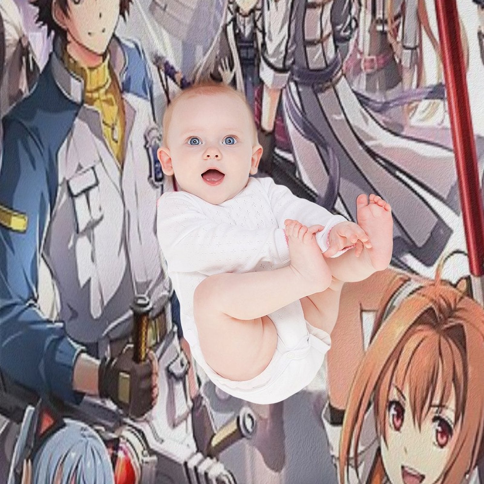 Main Characters - Kiseki Series - Legend of Heroes - Trails of Cold Steel Travel-friendly Throw Blanket