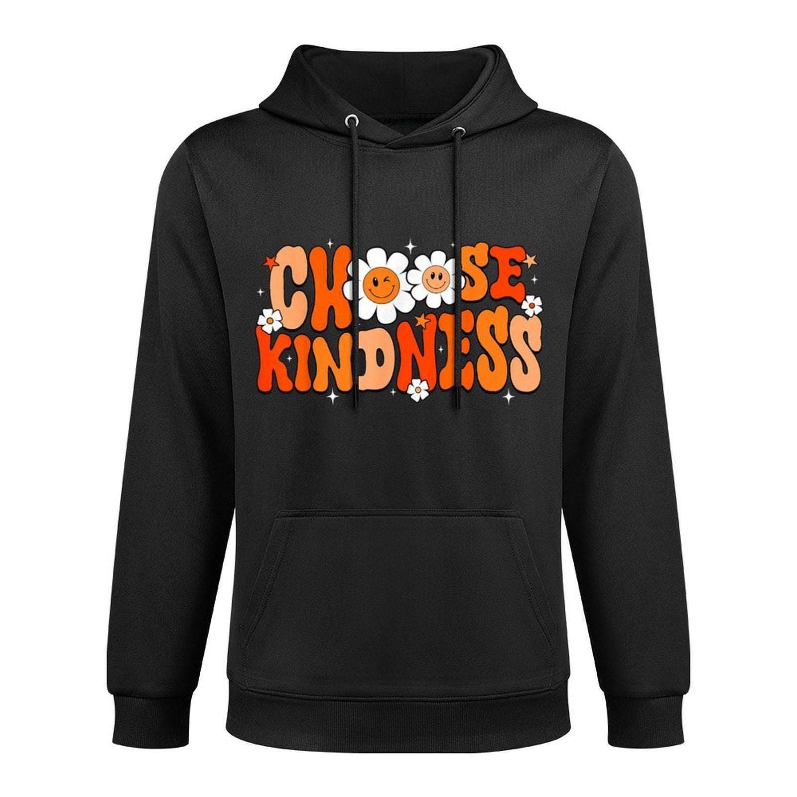 Choose Kindness Retro Be Kind Inspirational Unity Day Breathable Fabric Hoodie