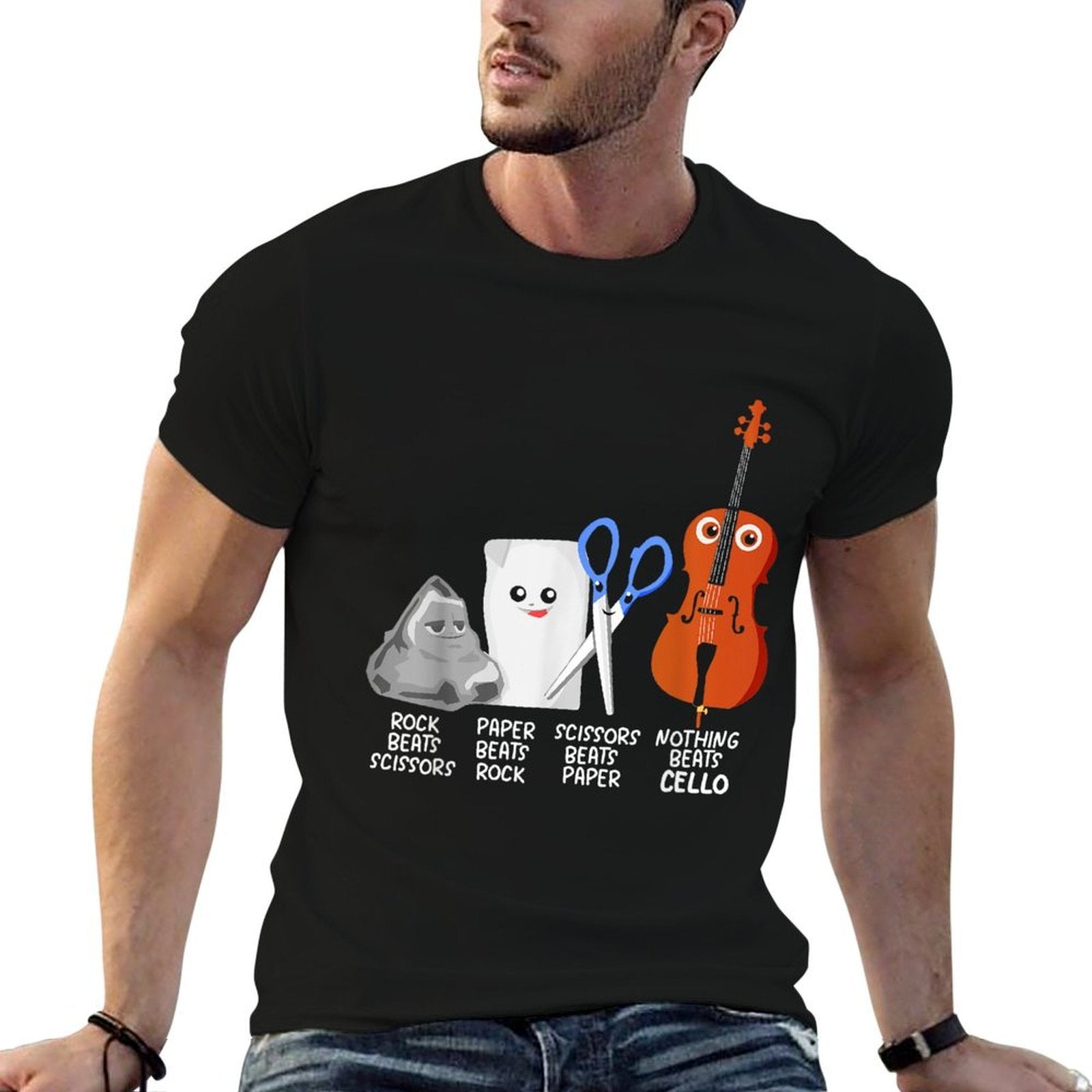 Nothing Beats Cello Quote Funny Cellist Gift Kids  Classic T-Shirt