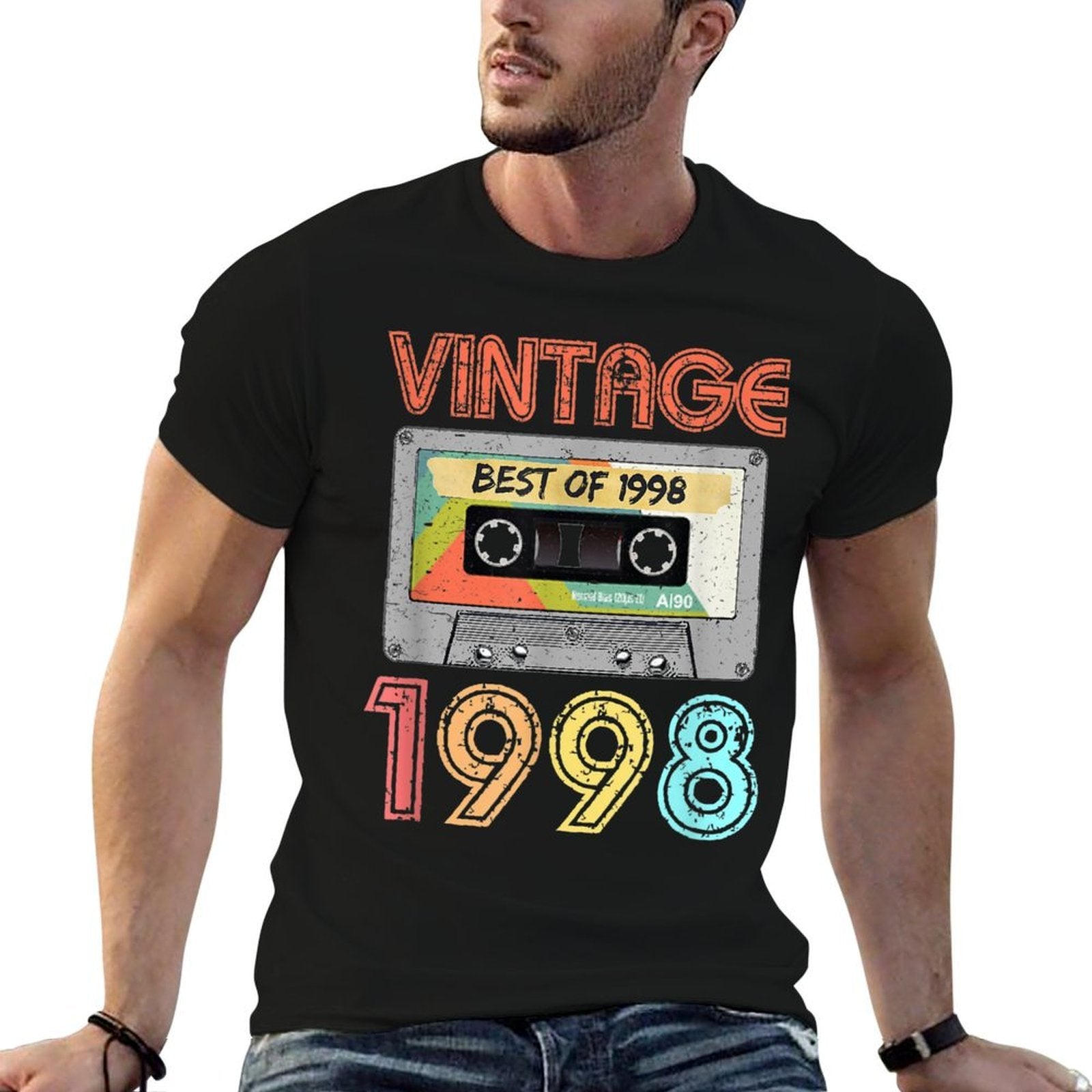 1998 21st Birthday  Retro Vintage 1998 Birthday  Polyester Blend T-Shirt