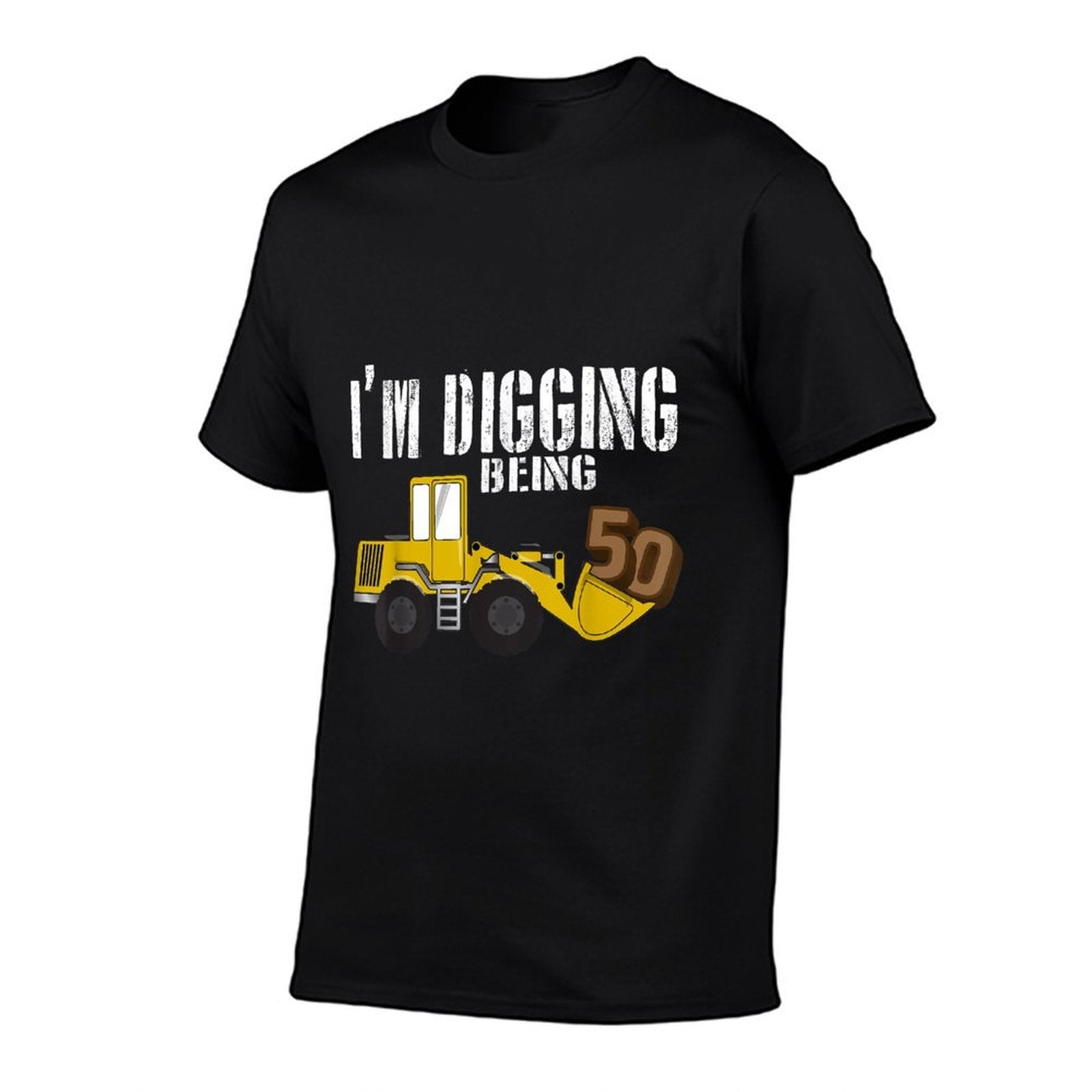 50th Birthday Construction Worker 50 Year Old Bday  Durable T-Shirt