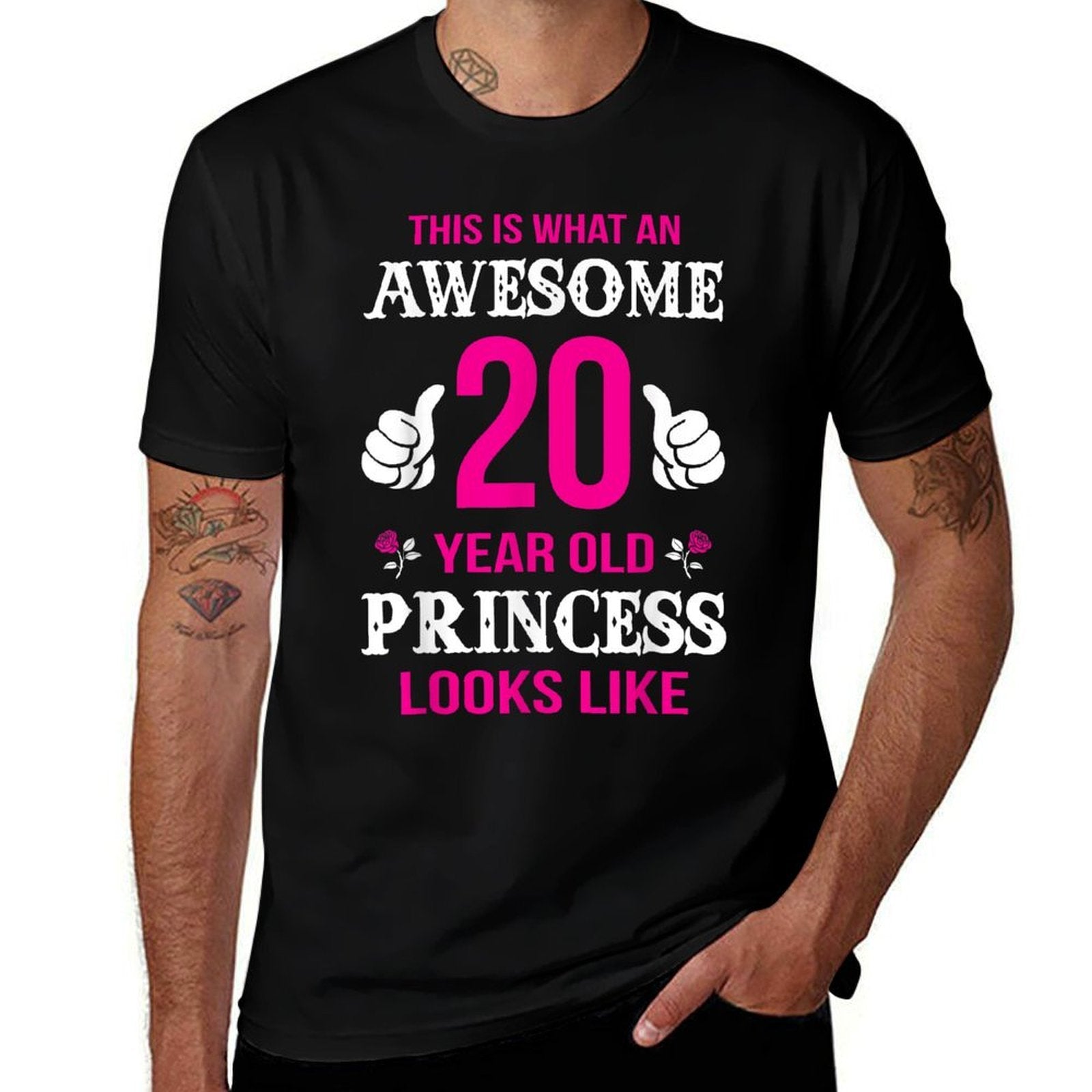 20th Birthday For Women 20 Year Old Princess Gift  Durable T-Shirt