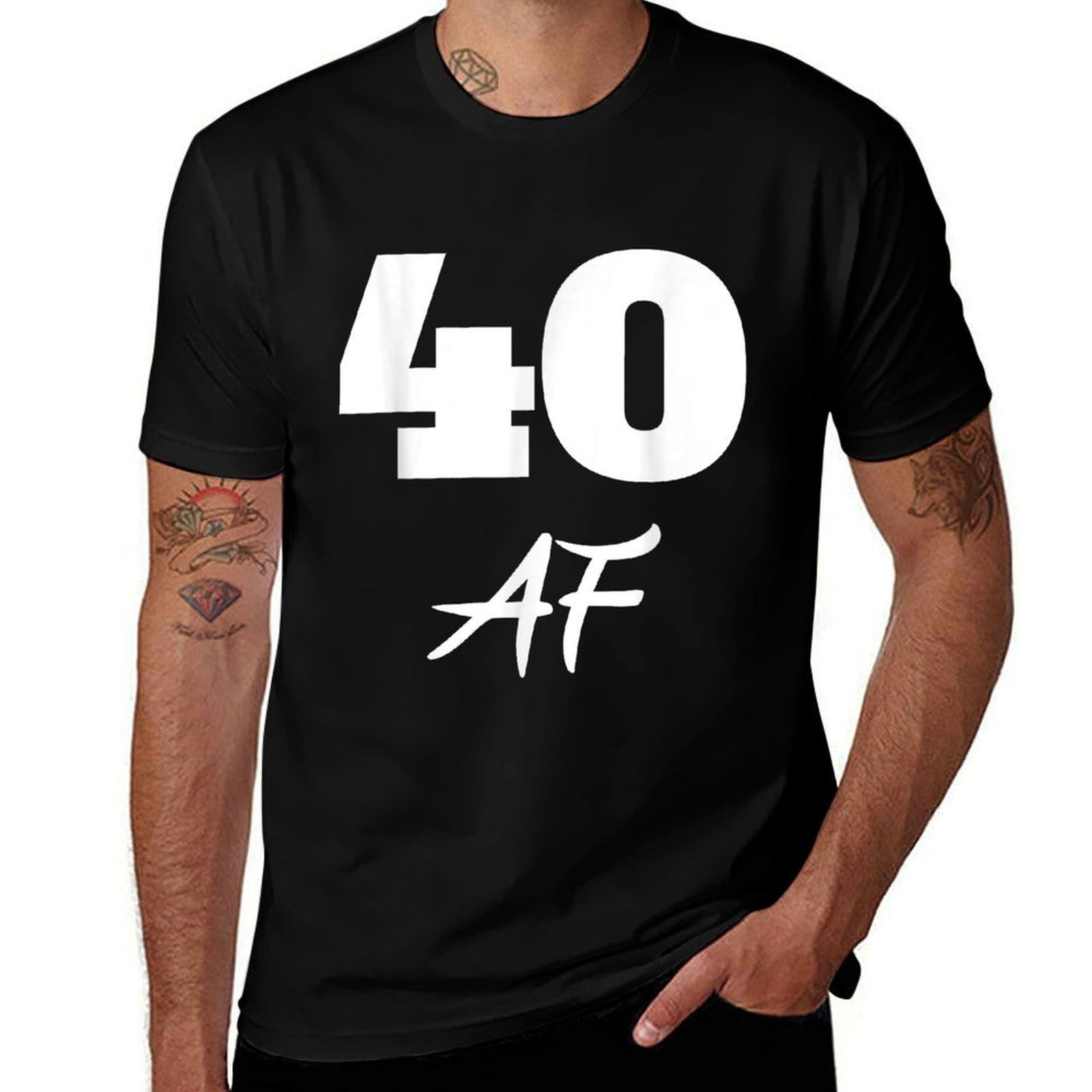 40th Birthday, 40 AF  Easy-care T-Shirt