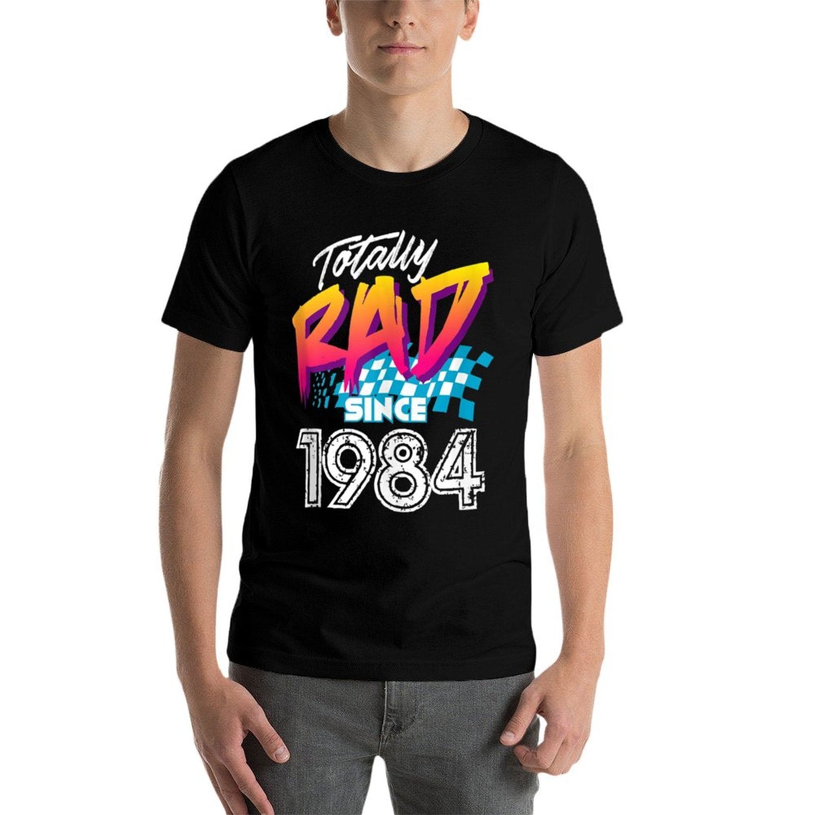 35th Birthday 80s Totally Rad Since 1984  Easy-care T-Shirt