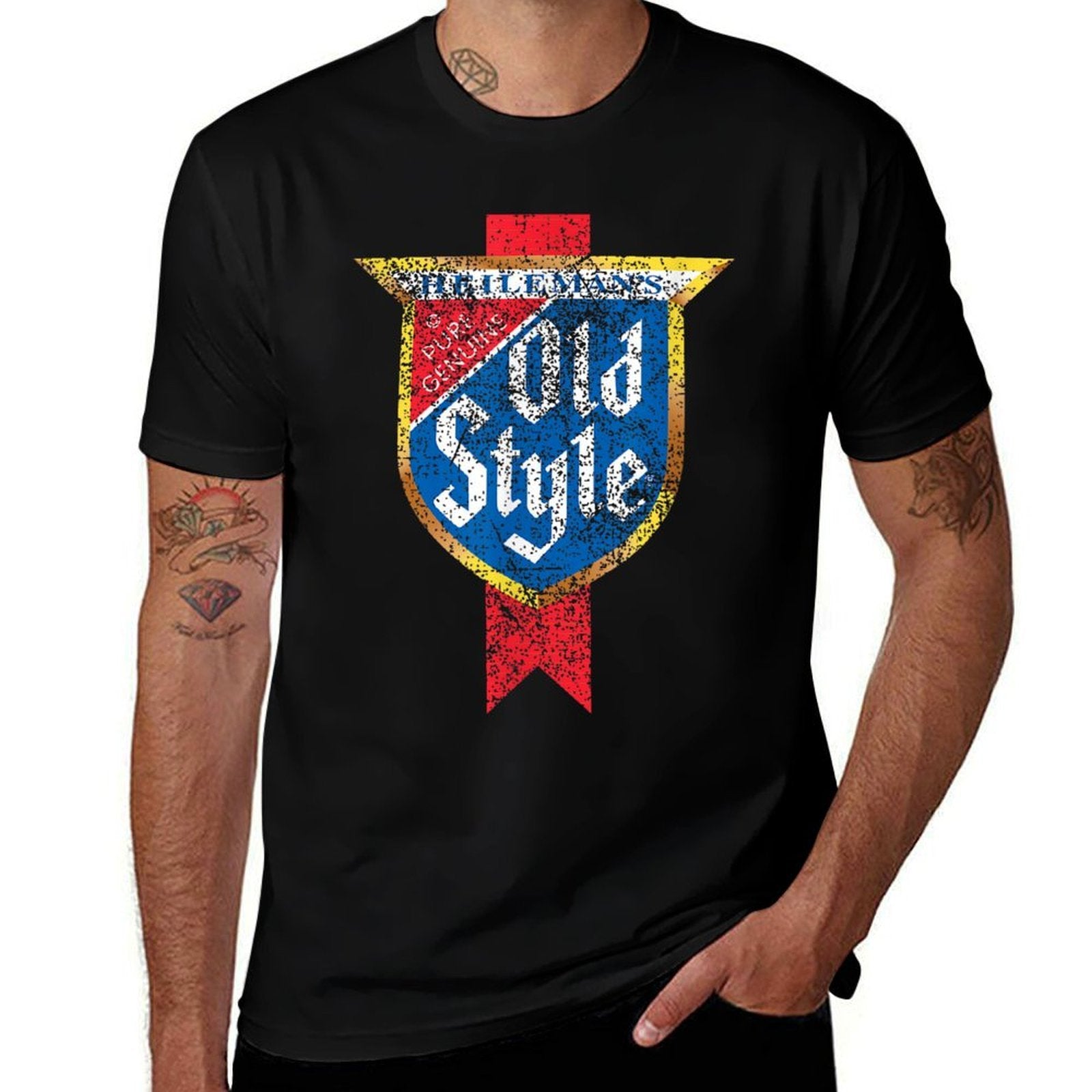 Old Style Beer Vintage Logo - Classic Look  Durable T-Shirt