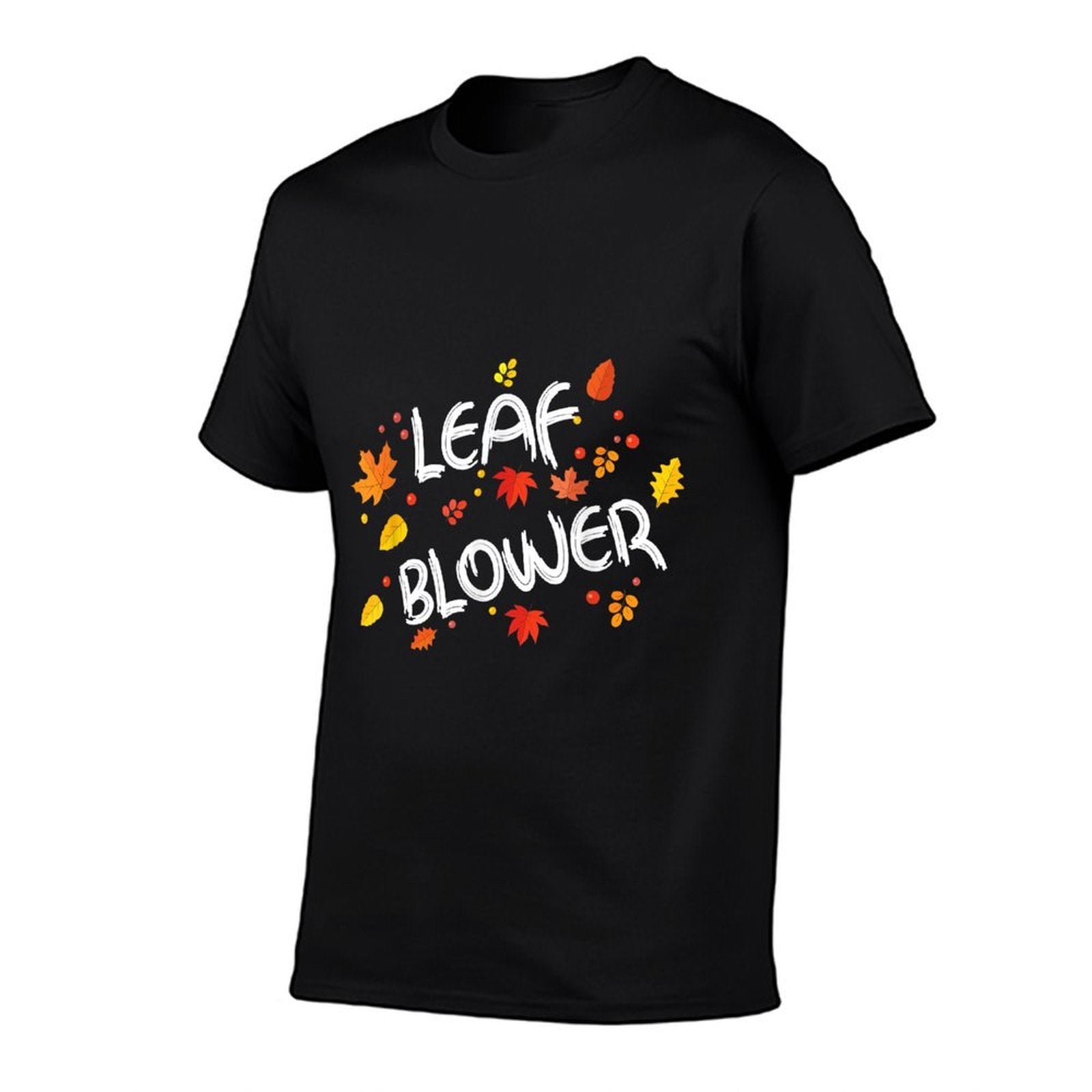 Very Spooktacular Fall Leaf Blower Sucking Leaf Blowers  Rolled Sleeves T-Shirt
