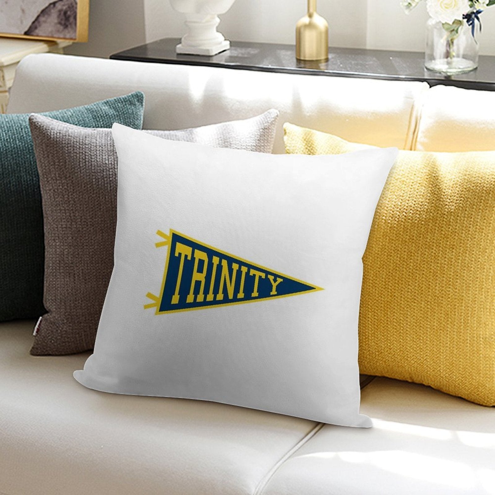 Trinity Pendant Soft Luxury Feel Throw Pillow