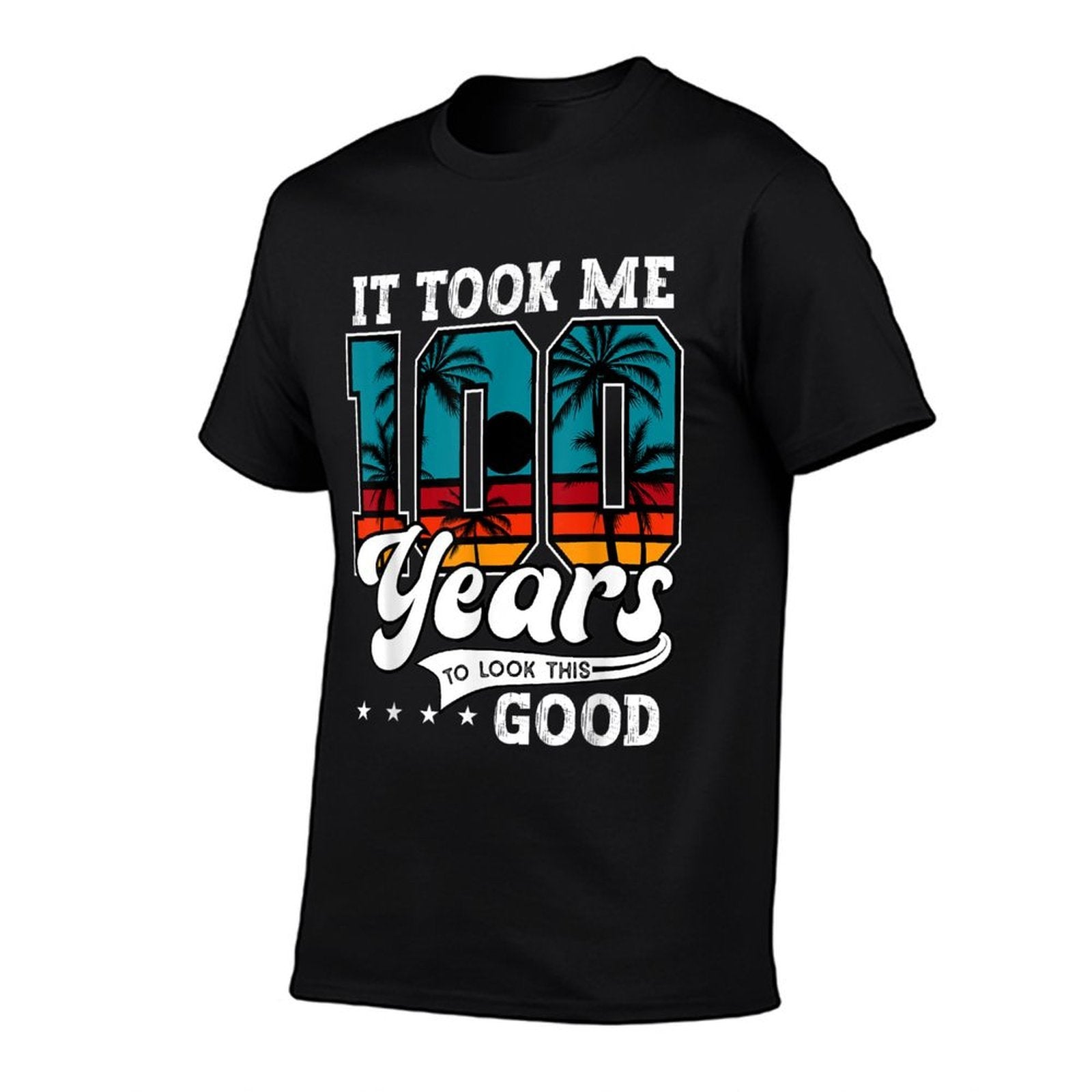 100th Birthday For Men Women Gift 100 Years Old Bday  Polyester Blend T-Shirt