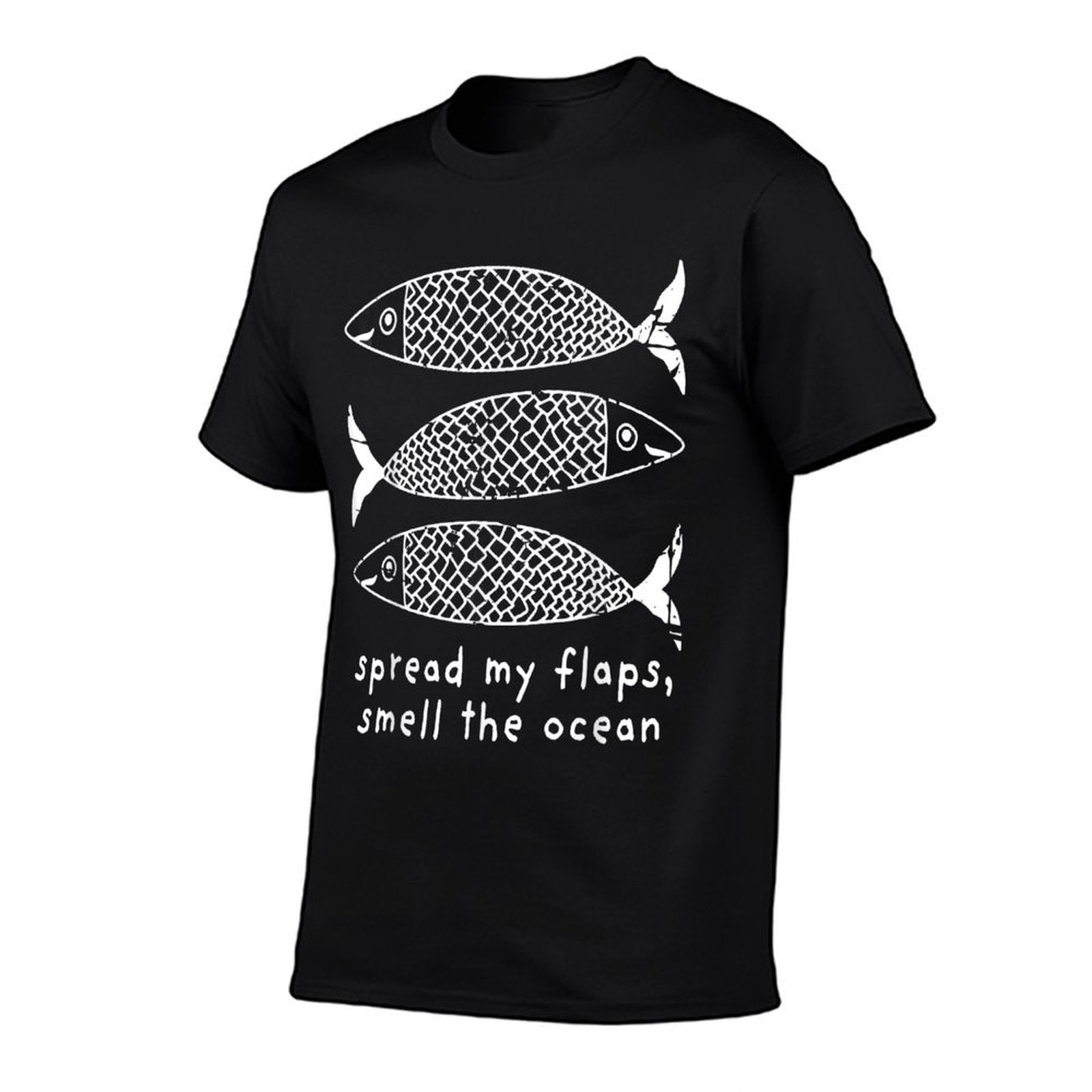 Spread My Flaps Smell The Ocean Funny Raunchy Sardines Meme  Lightweight T-Shirt
