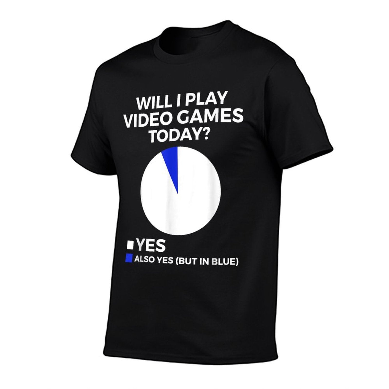 Will I Play Video Games Today Funny Gamer Gaming  Polyester Blend T-Shirt