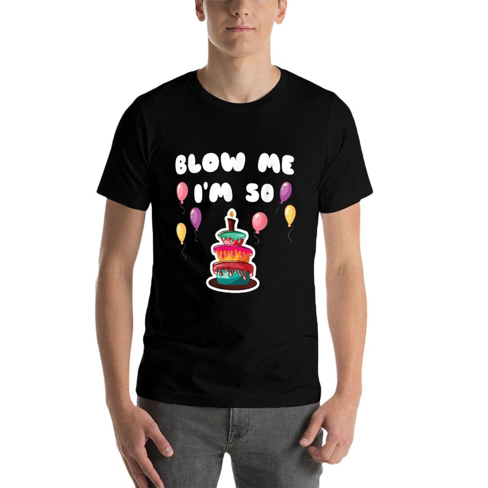 50 Years Old Blow Me I'm 50 Funny 50th Birthday  Tagless Design T-Shirt