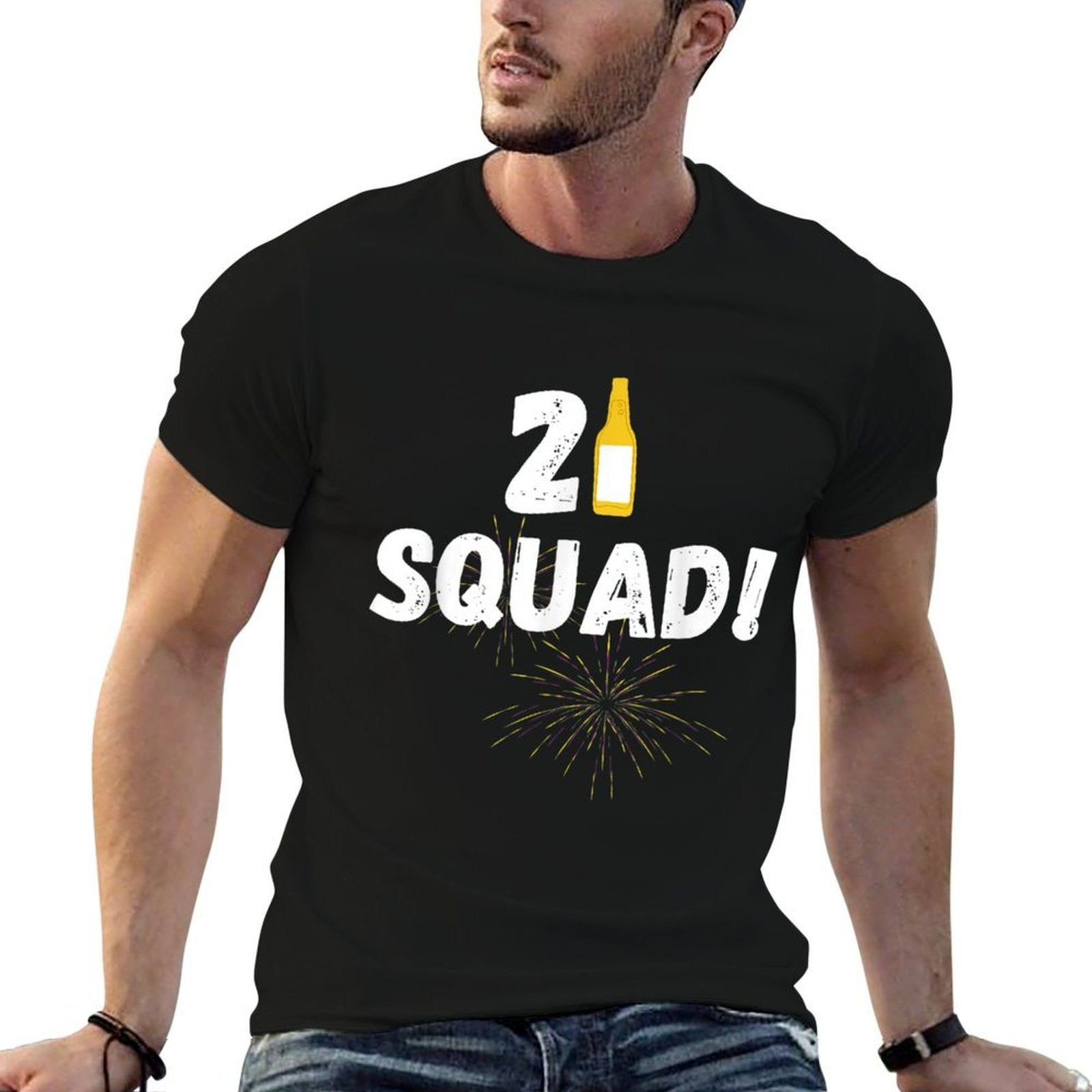 21 Squad Funny 21st Birthday Gift  Classic T-Shirt