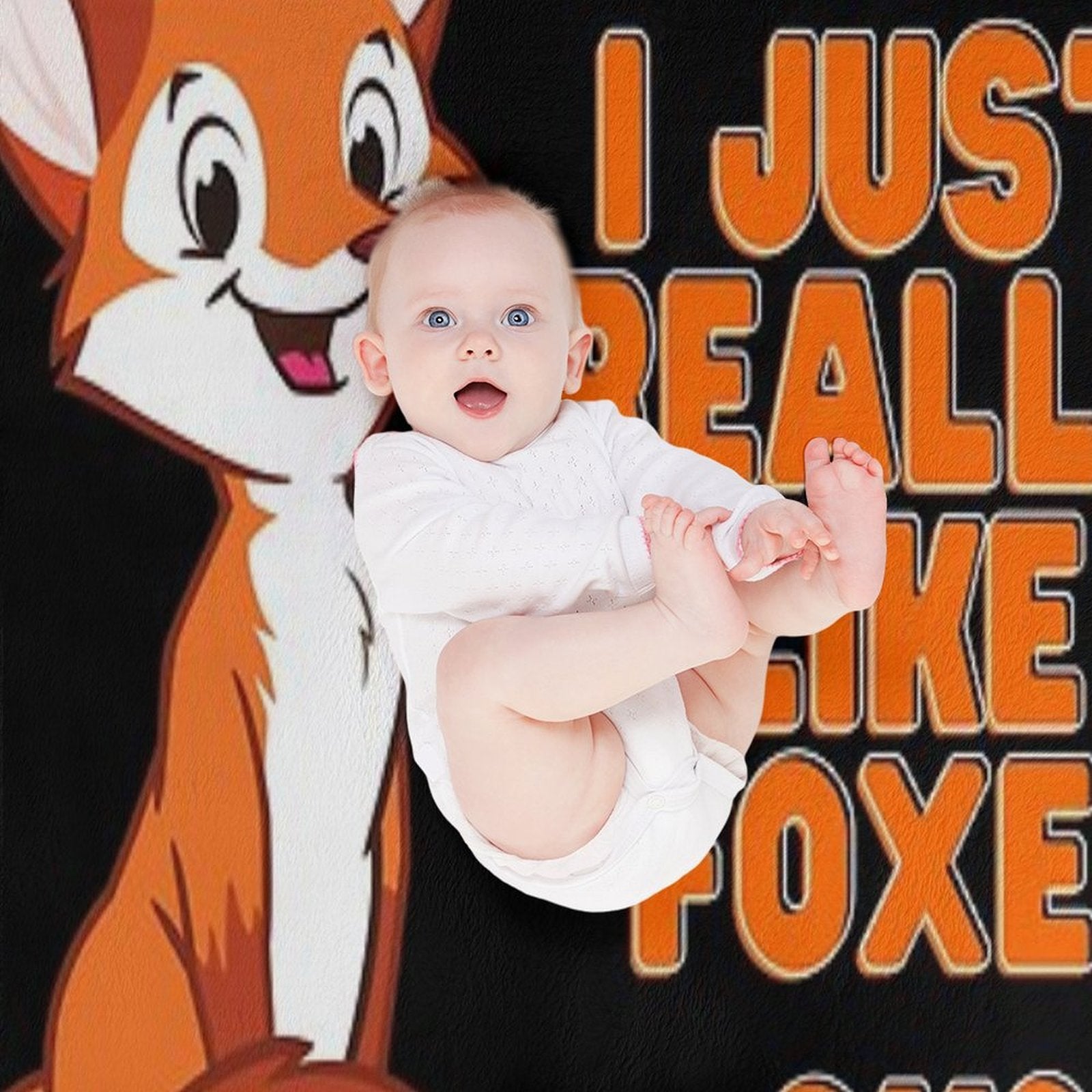 I Just Really Like Foxes Ok Anti-pilling Throw Blanket