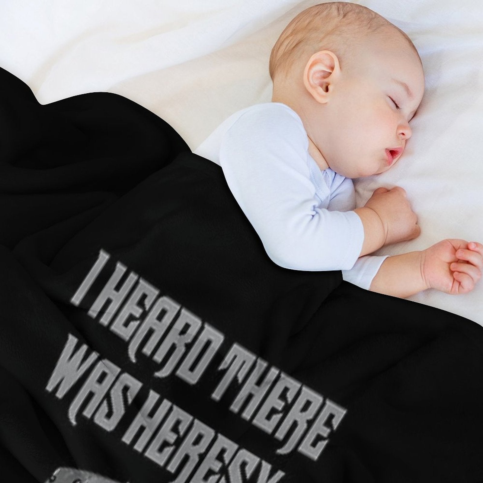 I Heard There Was Heresy... So I Came As Fast As I Could Crusader Joke Comfort Throw Blanket