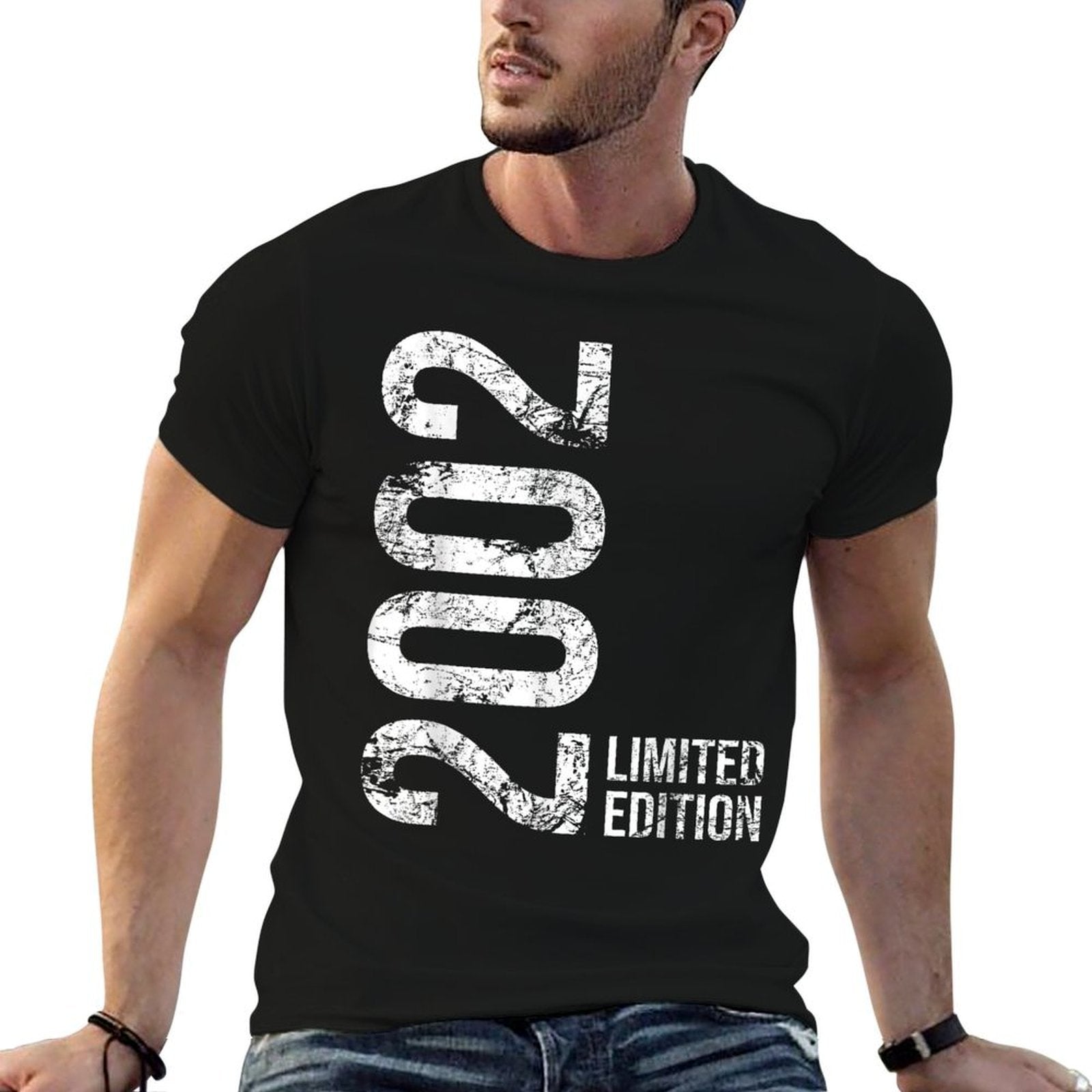 23rd Birthday 23 Years Old Man Woman Vintage 2002  Stretchy T-Shirt
