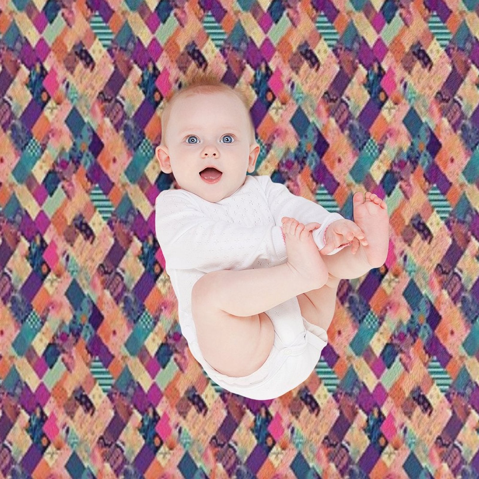 Patchwork Premium Throw Blanket