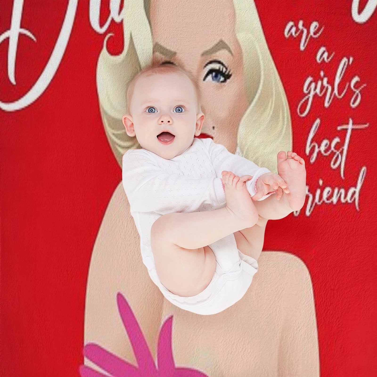 Girl's Best Friend Anti-pilling Throw Blanket