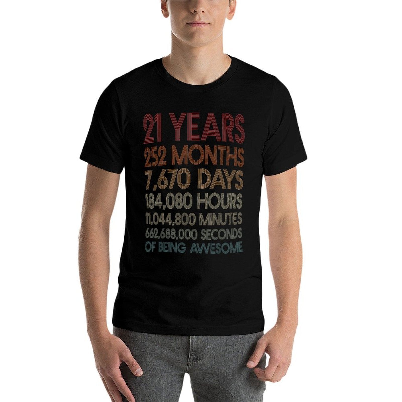 21 Years Of Being Awesome Boys And Girls 21st Birthday  Classic T-Shirt