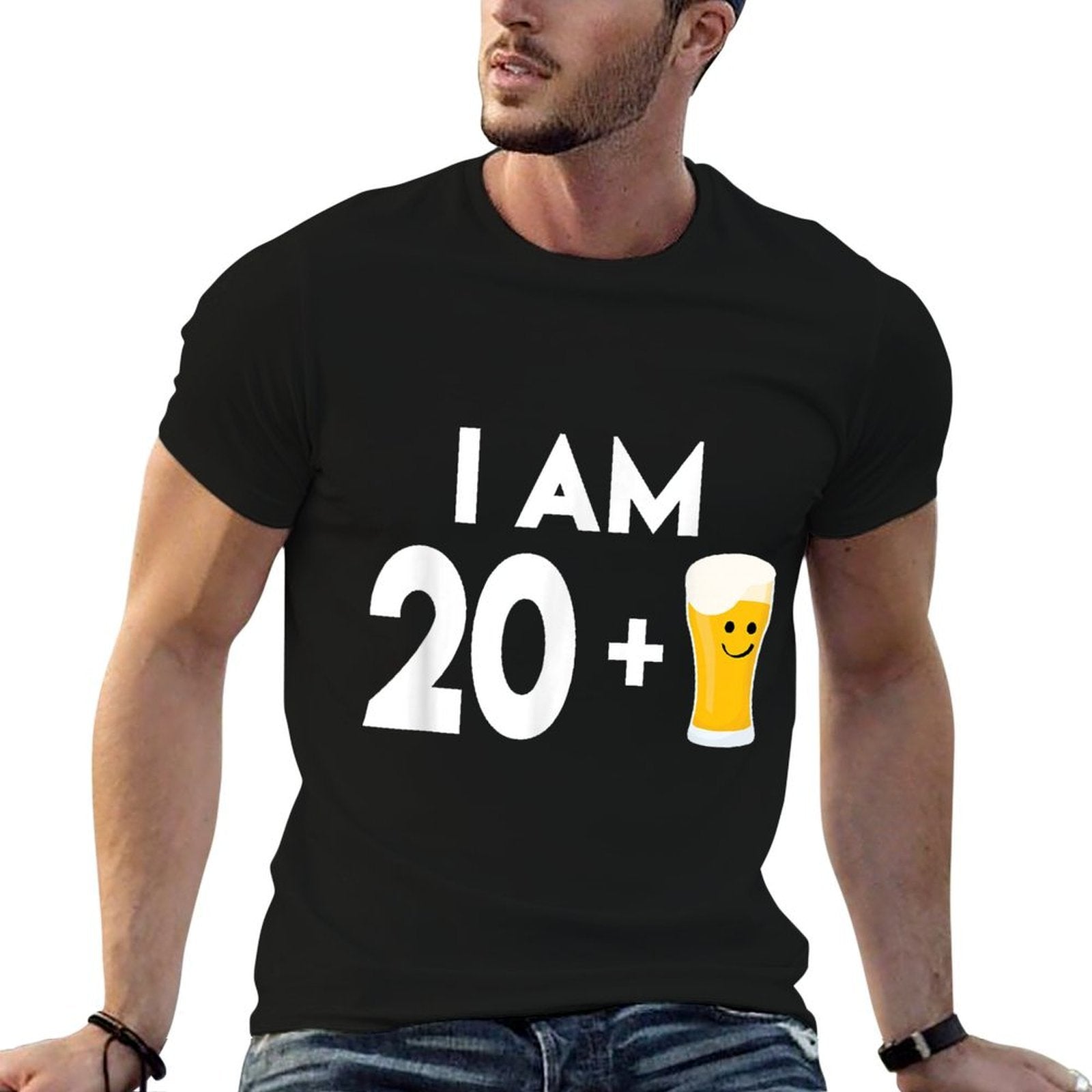 21st Birthday Beer 21 Years Old Alcohol Gift  Graphic-printed T-Shirt