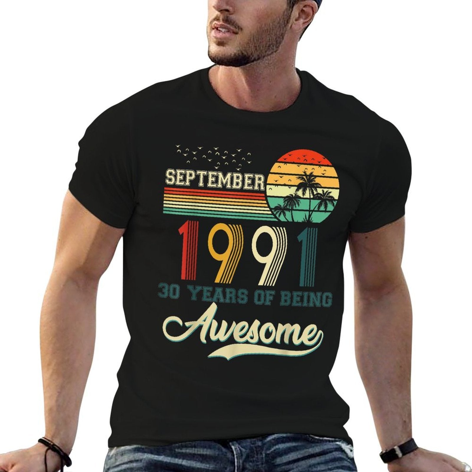 30 Years Old September 1991 Limited Edition 30th Birthday  Lightweight T-Shirt