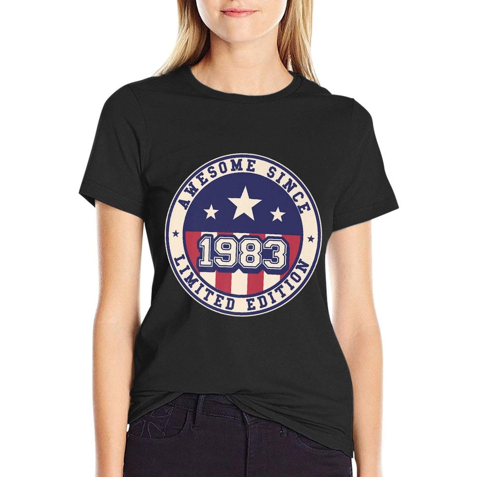 40 Years Old Awesome Since 1983 40th Birthday Premium  Easy-care T-Shirt