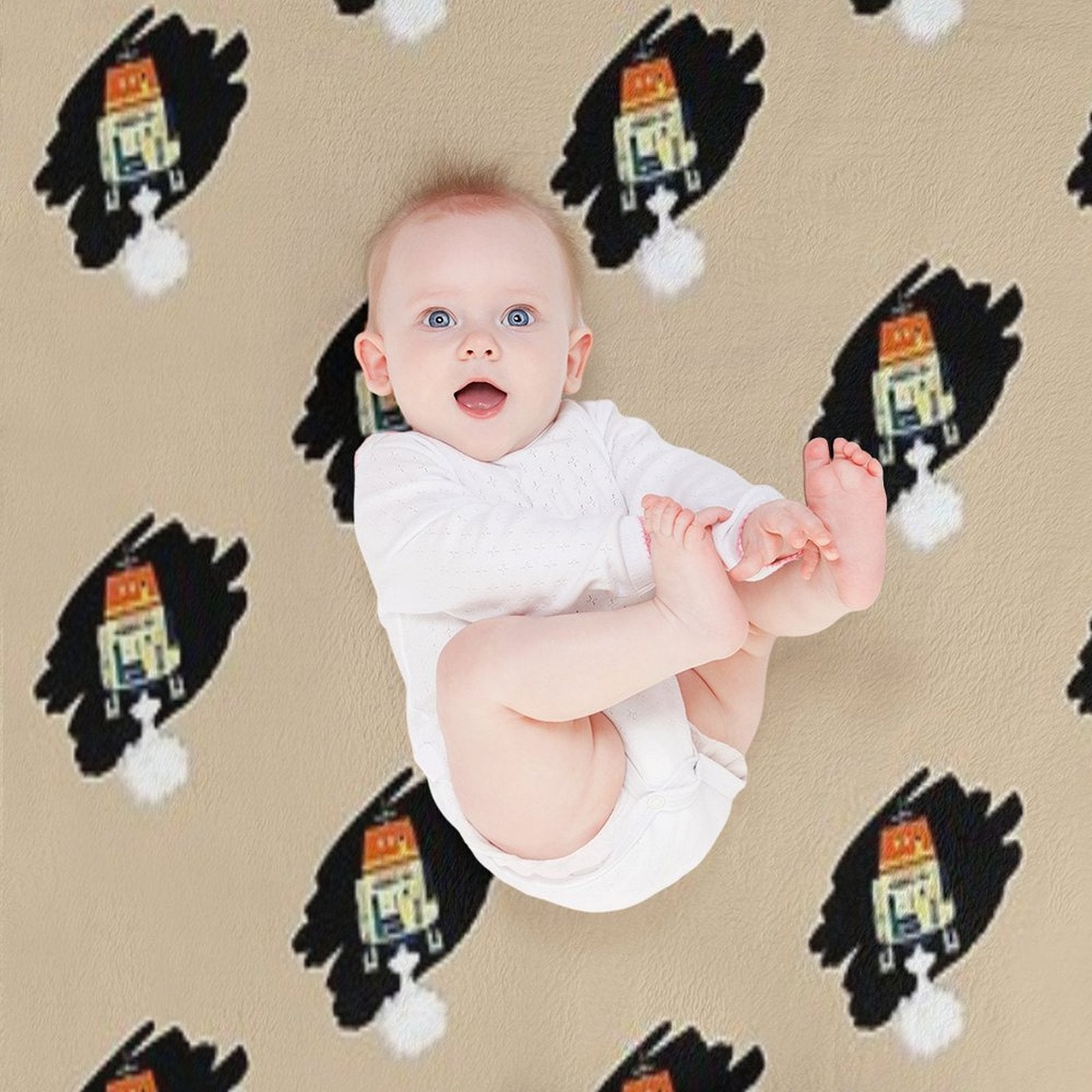 Chop in Space Eco-conscious Throw Blanket