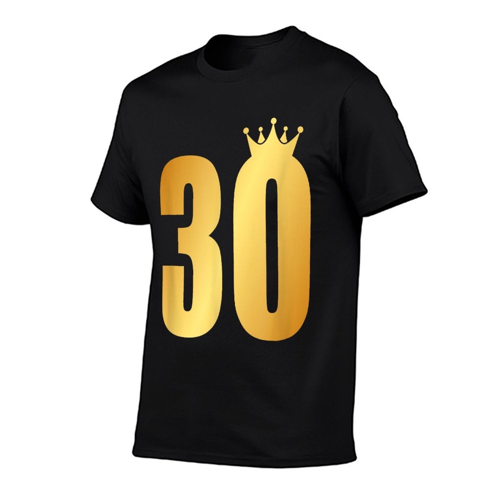 30th Birthday King Queen Crown  Cotton T-Shirt
