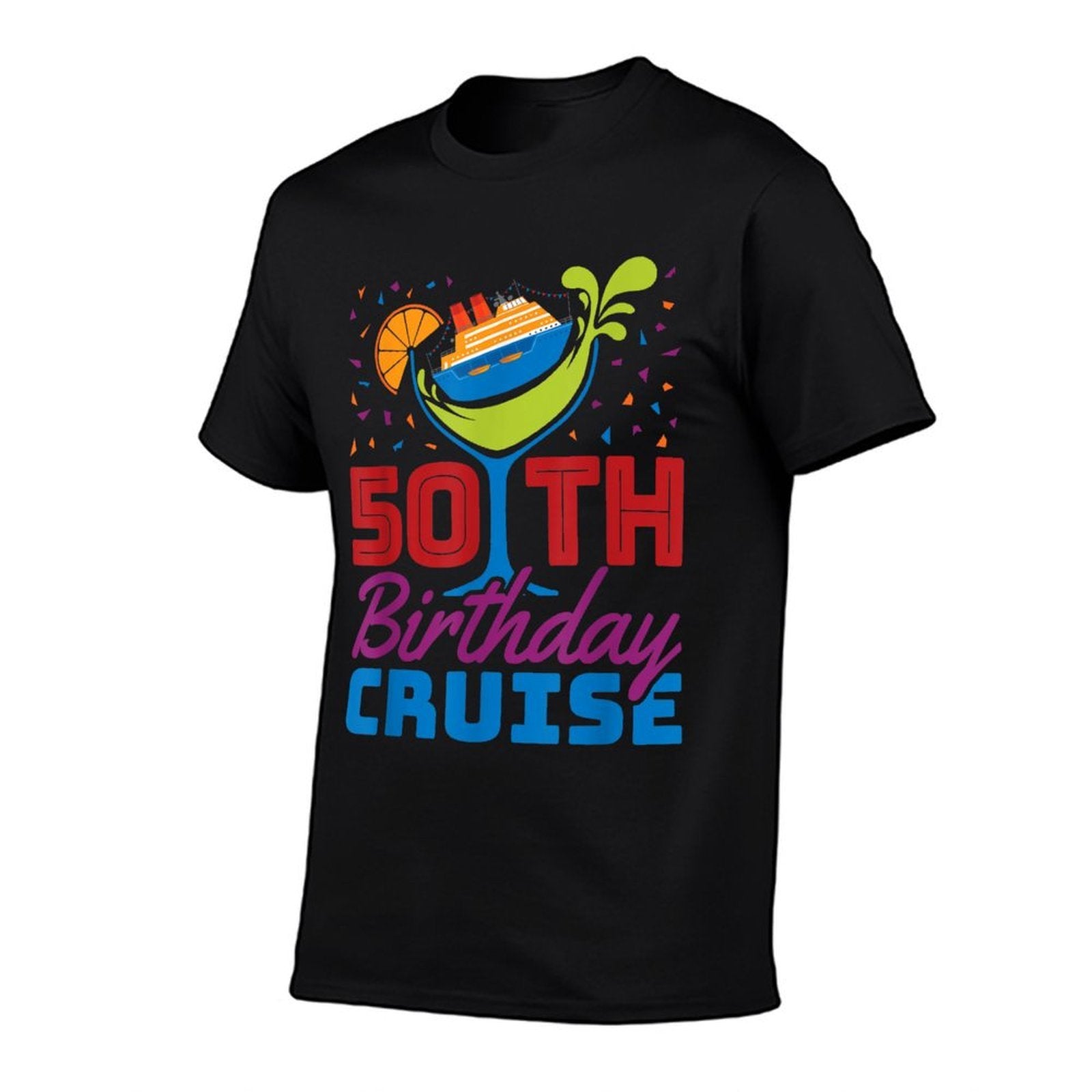 50th Birthday Cruise Drinking Ship  Eco-friendly Material T-Shirt
