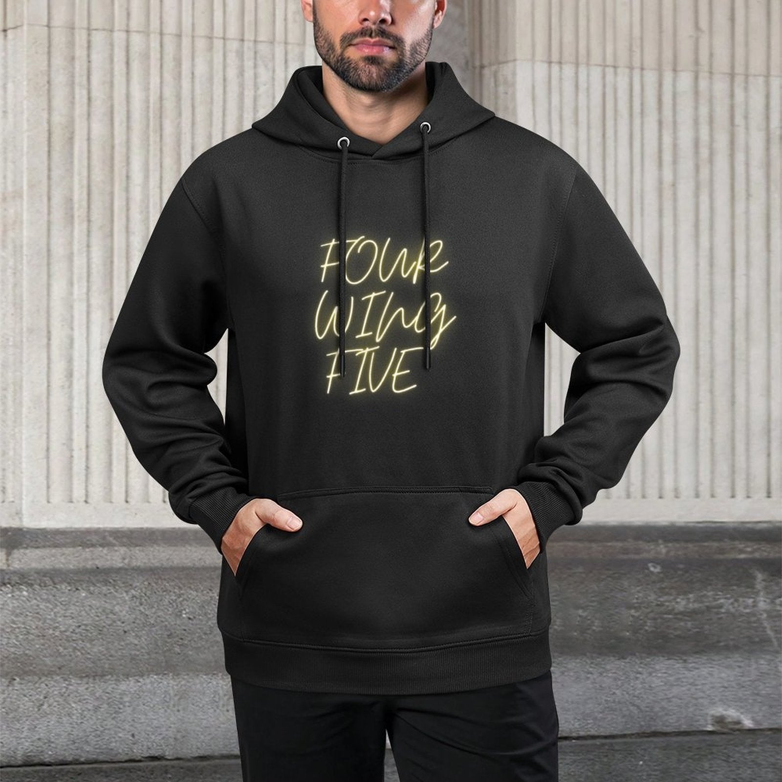 Enneagram 4w5 Type 4 Wing 5 Individualist Sparkle Script Easy Care Hoodie