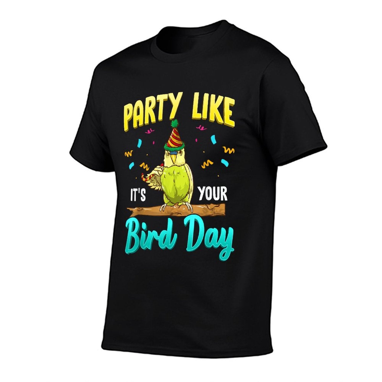 Party Like Its Your Bird Day Hilarious Budgie Bird  Vintage-inspired T-Shirt