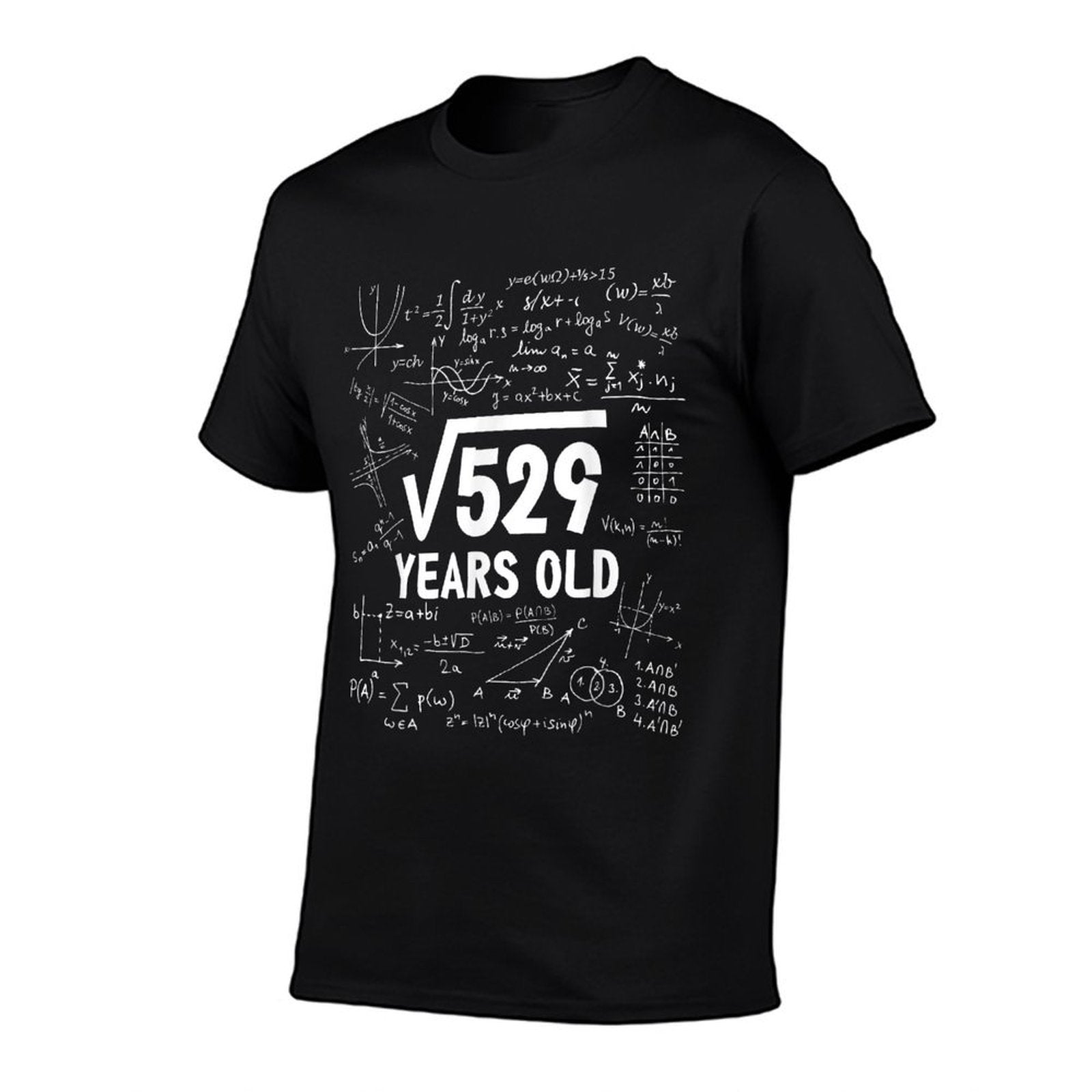 23 Years Old Funny 23rd Birthday Square Root 529  Easy-care T-Shirt