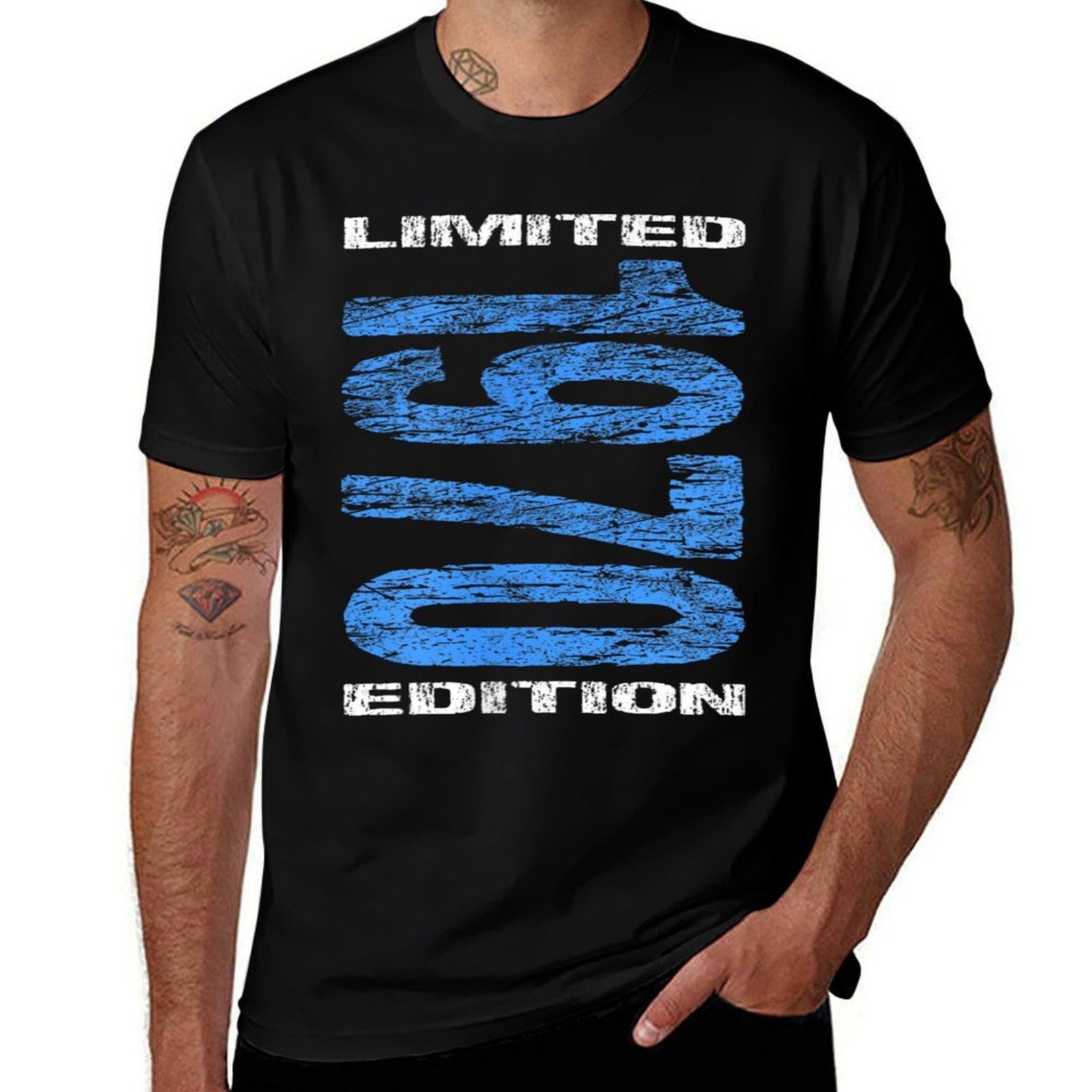 1970 Limited Edition 55th Birthday Born 1970  Slim-fit Cut T-Shirt