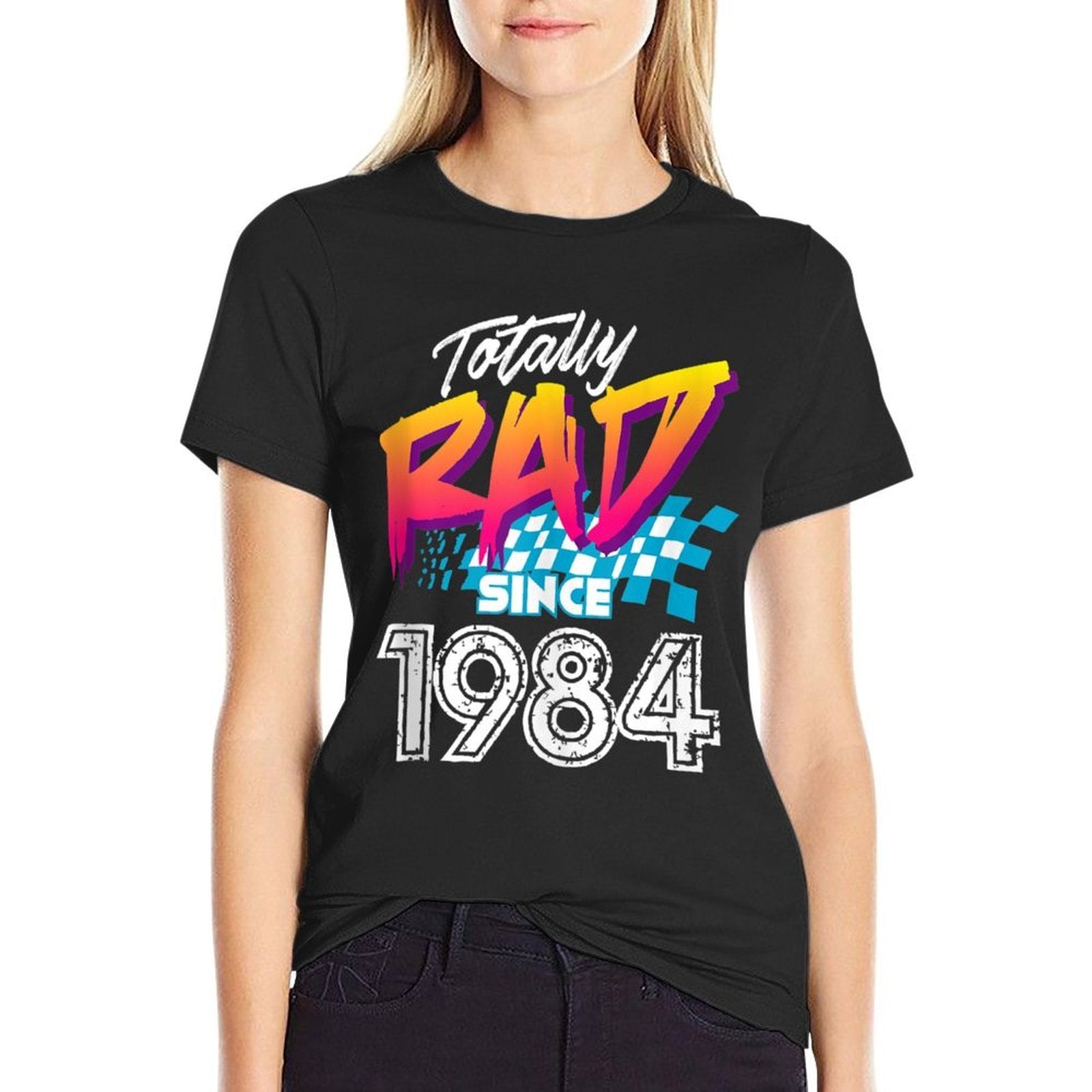 35th Birthday 80s Totally Rad Since 1984  Easy-care T-Shirt