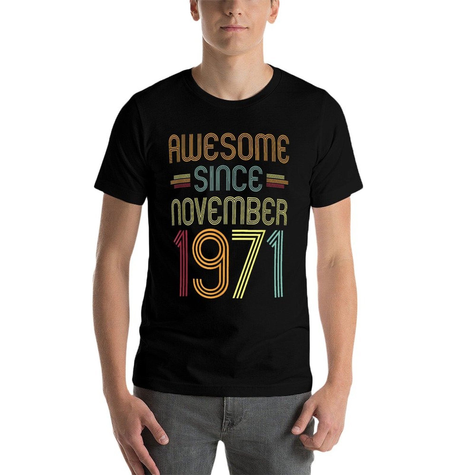 50th Birthday Awesome Since November 1971 50 Years Old  Classic T-Shirt