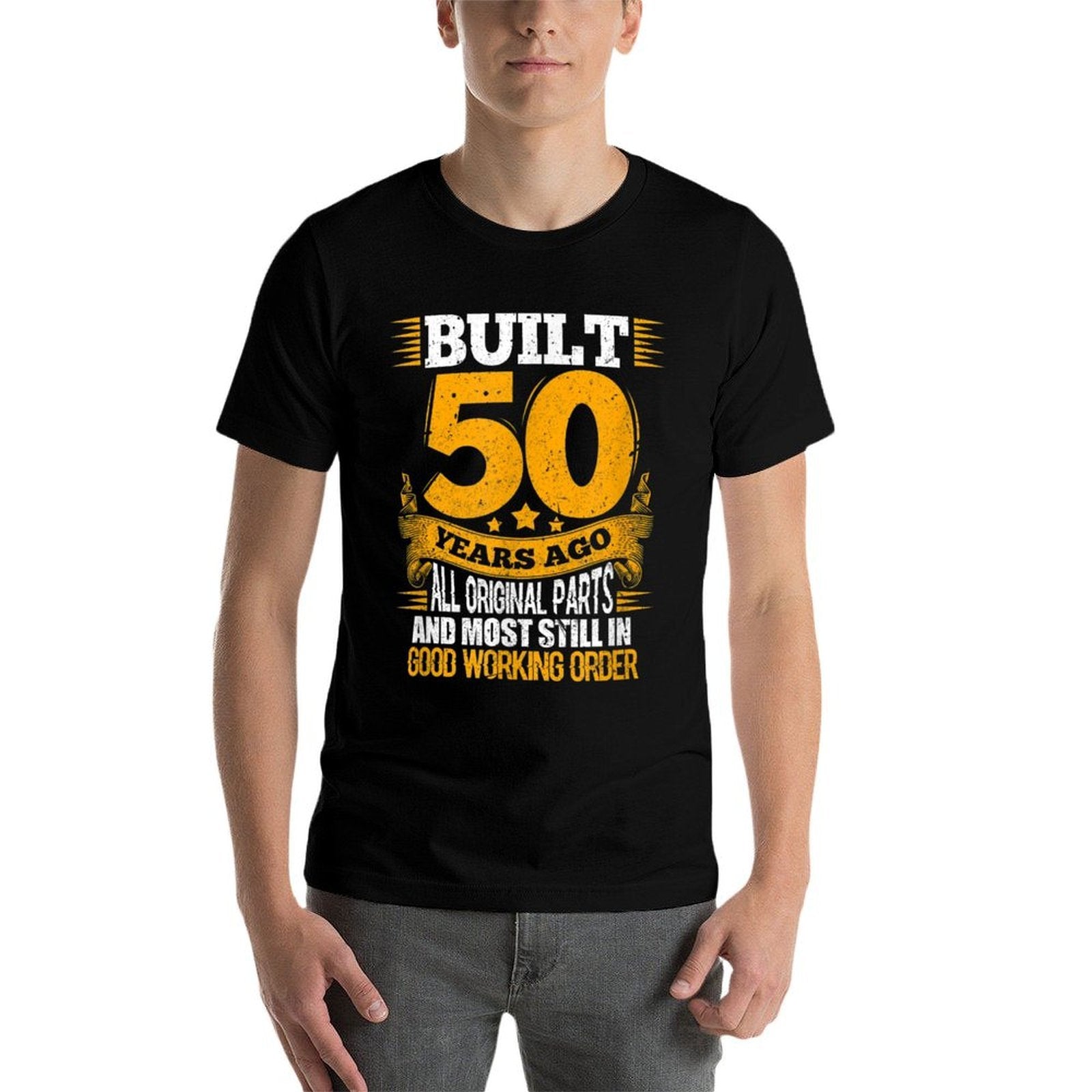 50th Birthday Party Tshirt for A 50 Year Old  Tagless Design T-Shirt