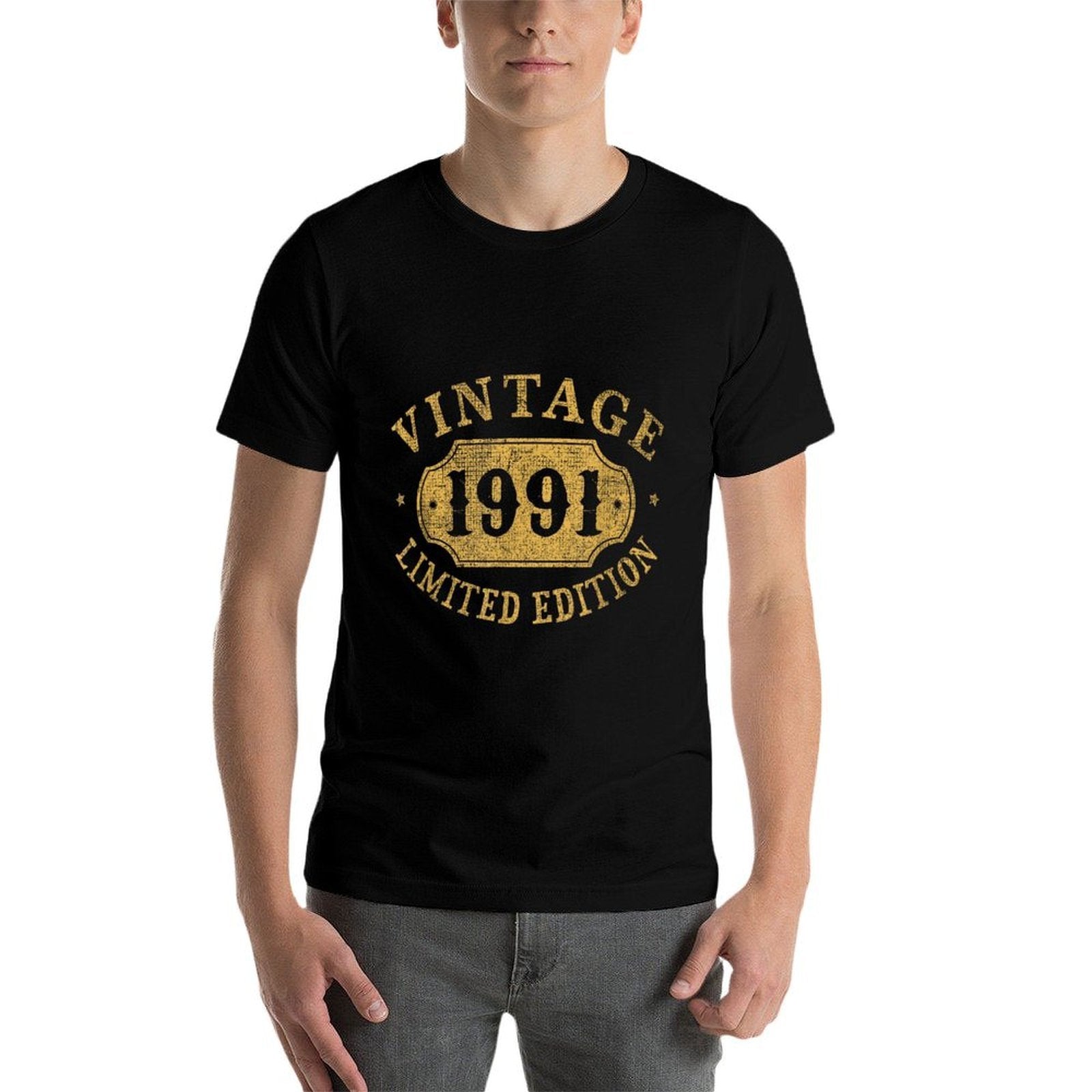 34th Birthday Women 34 Year Old Men Funny 1991 34 Year Old  Cotton T-Shirt