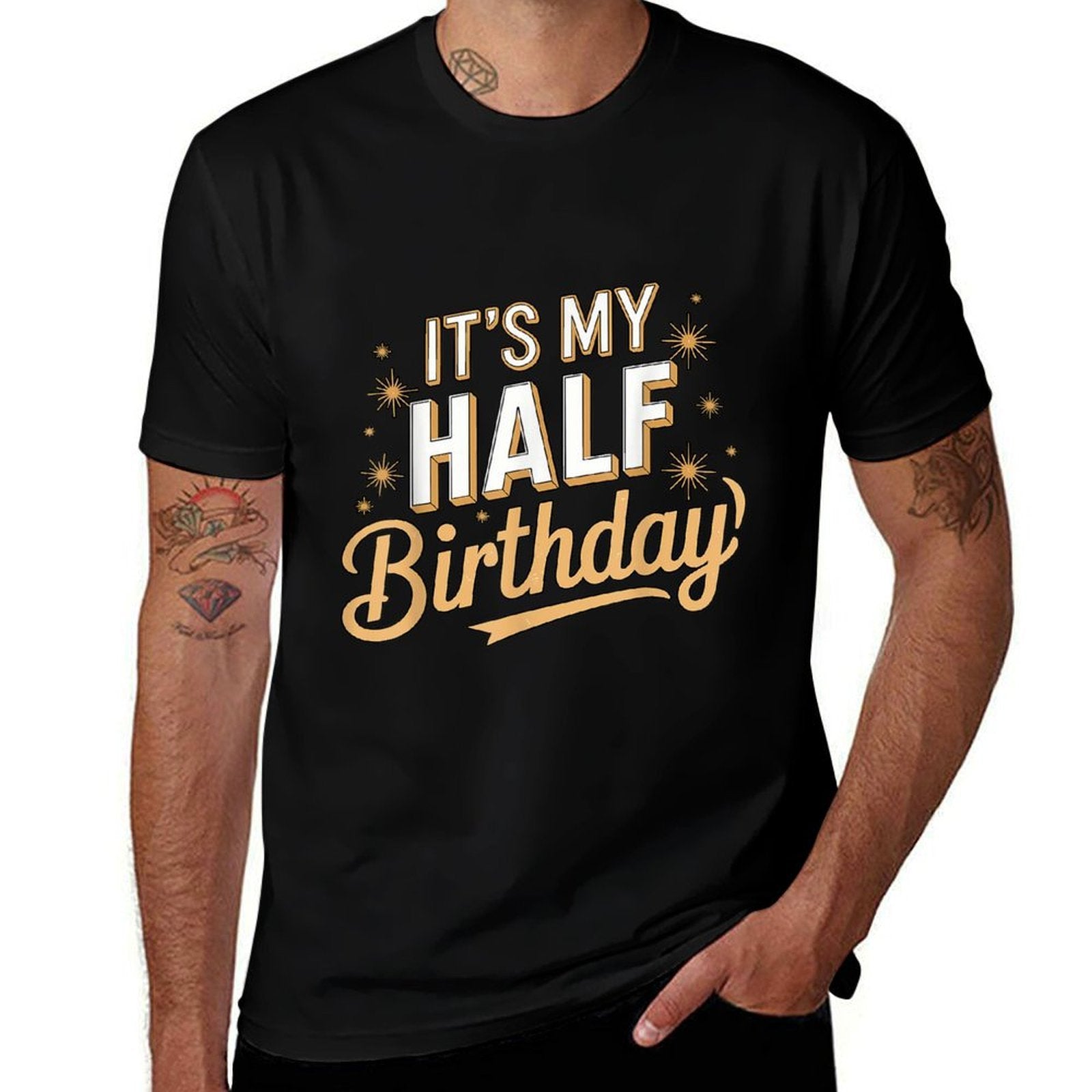 Its My Half Birthday Party  Polyester Blend T-Shirt