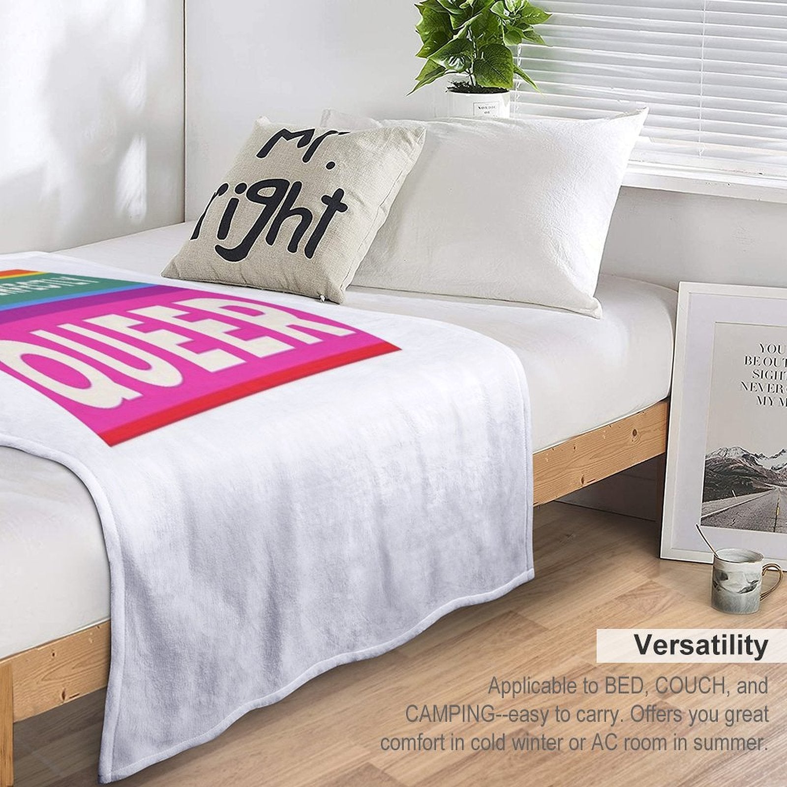 Queer Humour Durable Throw Blanket