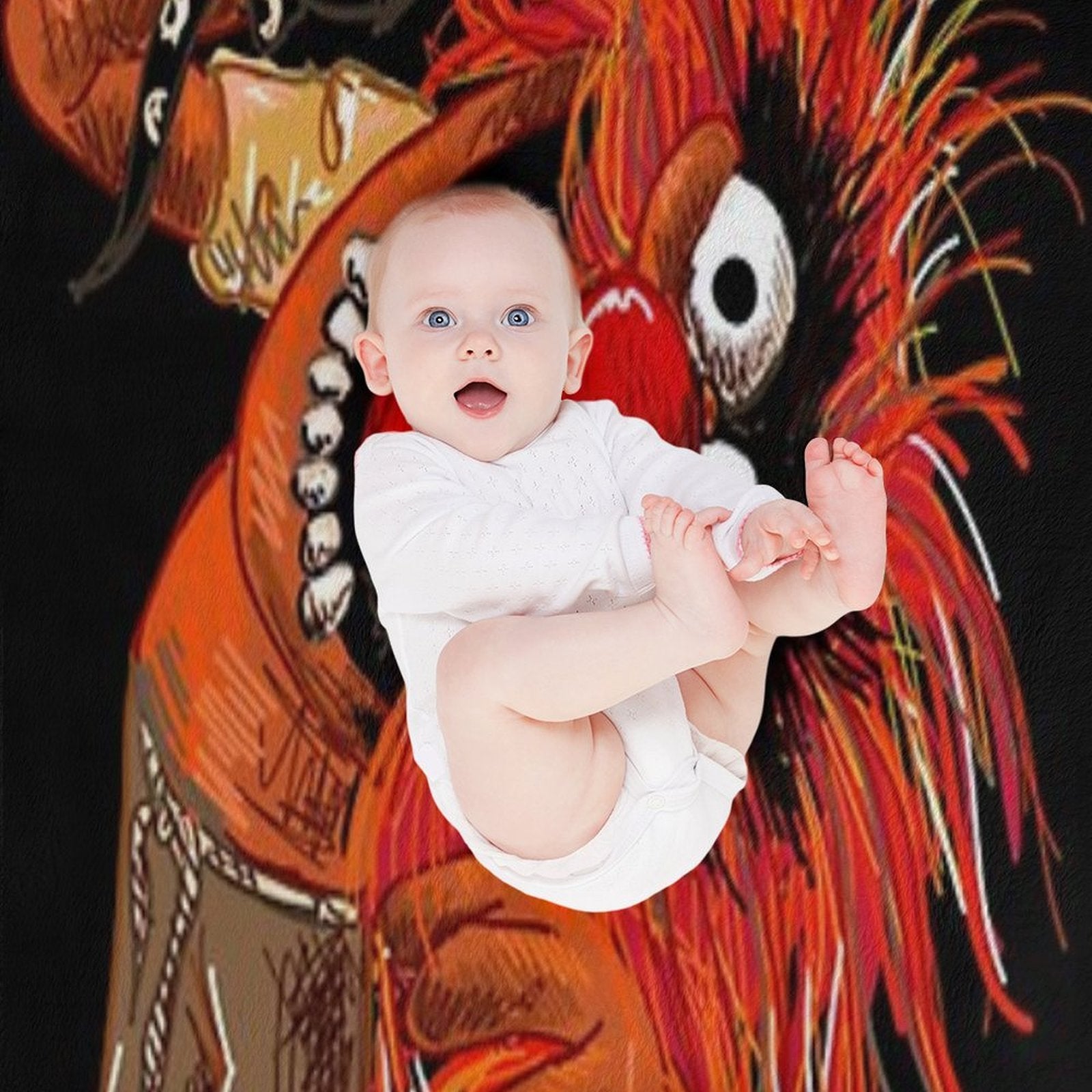 Animal The Muppets Travel-friendly Throw Blanket