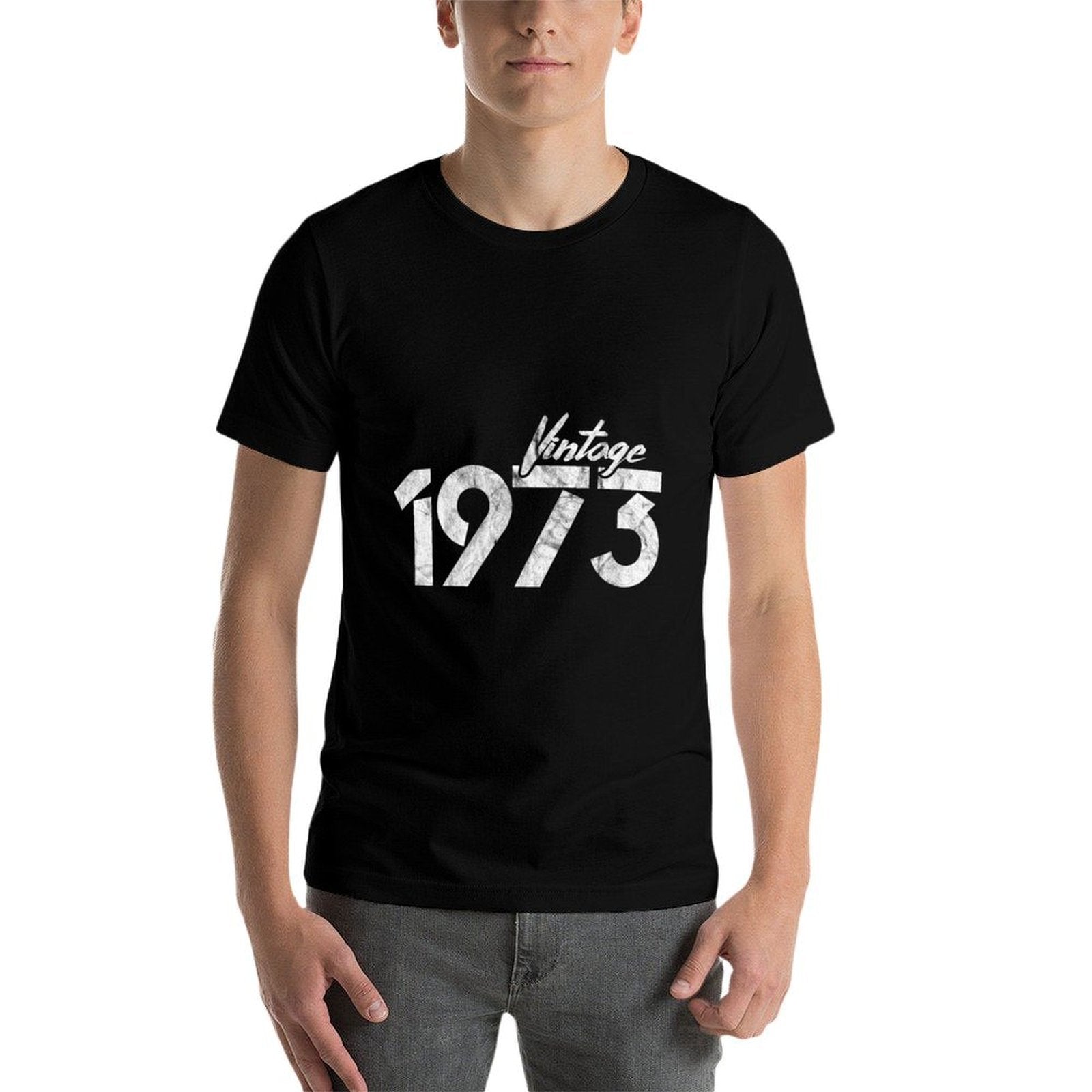 1973 Vintage 50th Birthday Party 50 Year Old Distressed  Vintage-inspired T-Shirt