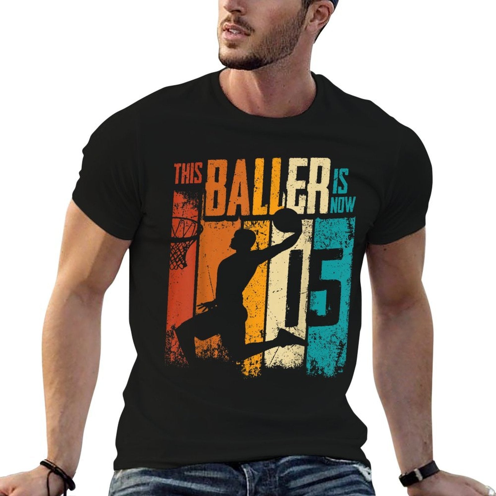 15 Year Old Basketball 15th Birthday Boy Basketball Player  Quick-drying T-Shirt